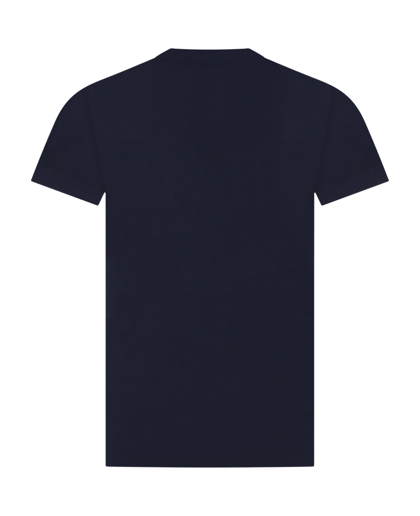 Autry Blue T-shirt For Kids With Logo - Blu