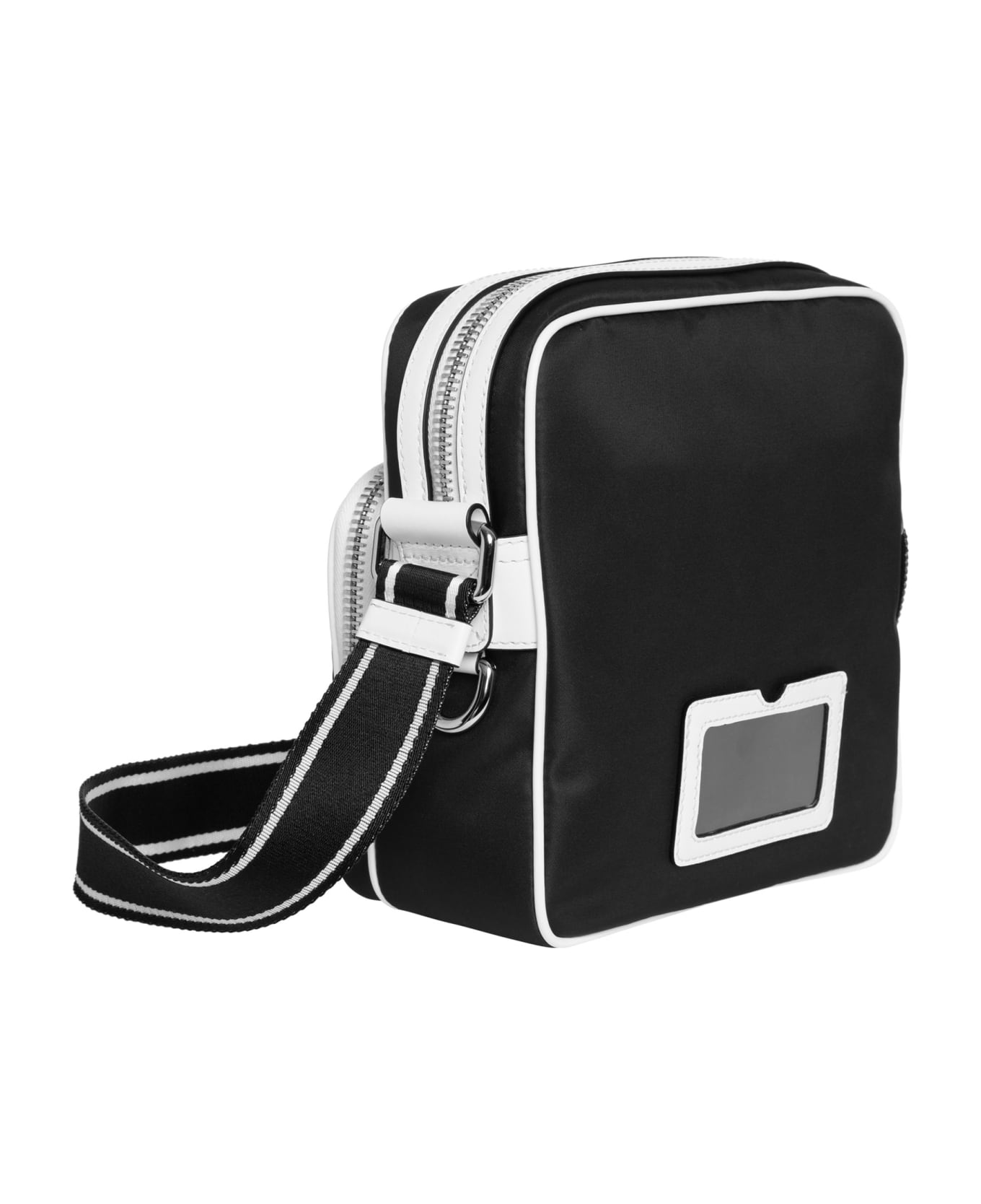 Moschino X Smiley Leather Crossbody Bag - Black