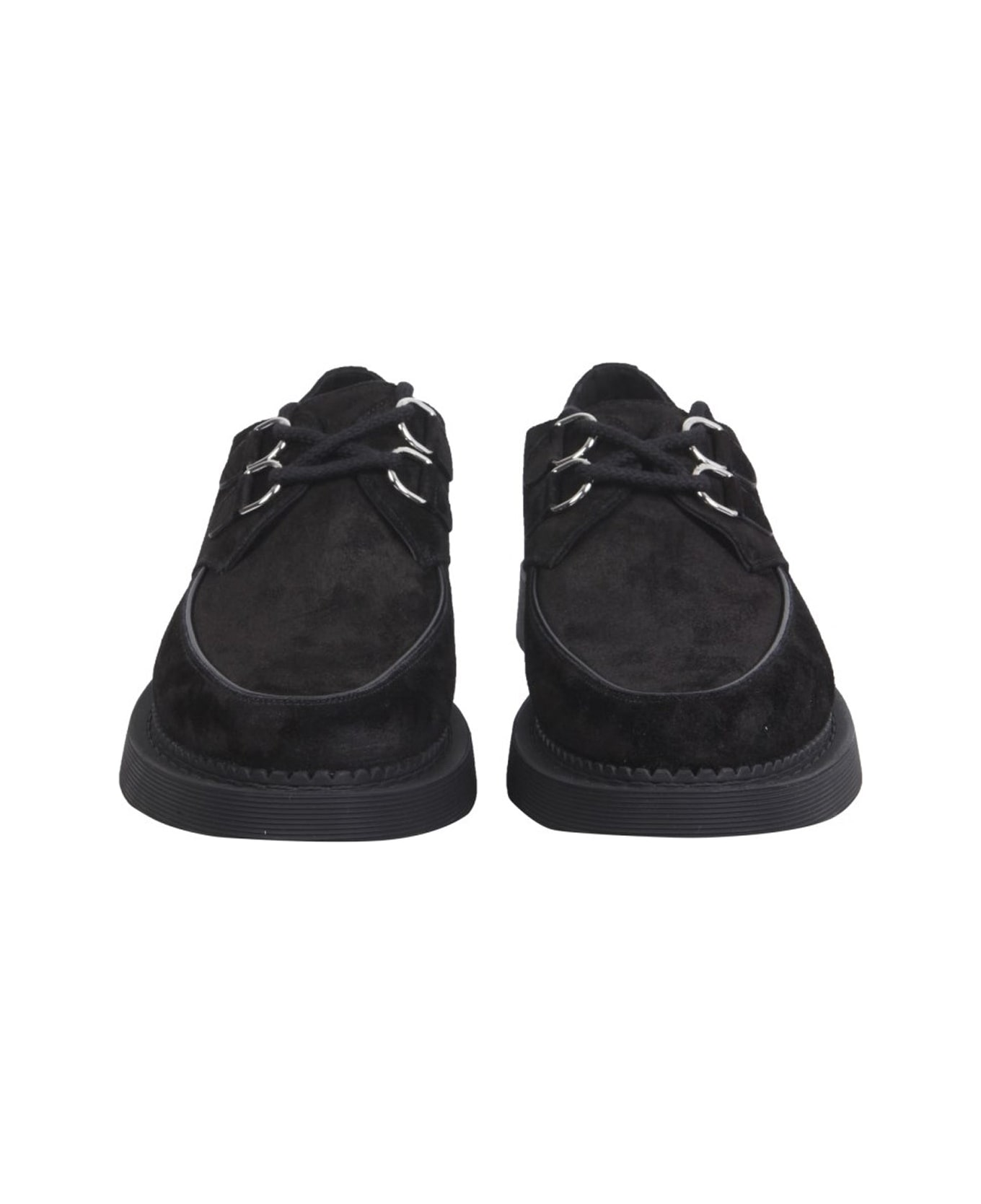 Saint Laurent Teddy Suede Derbies - Black