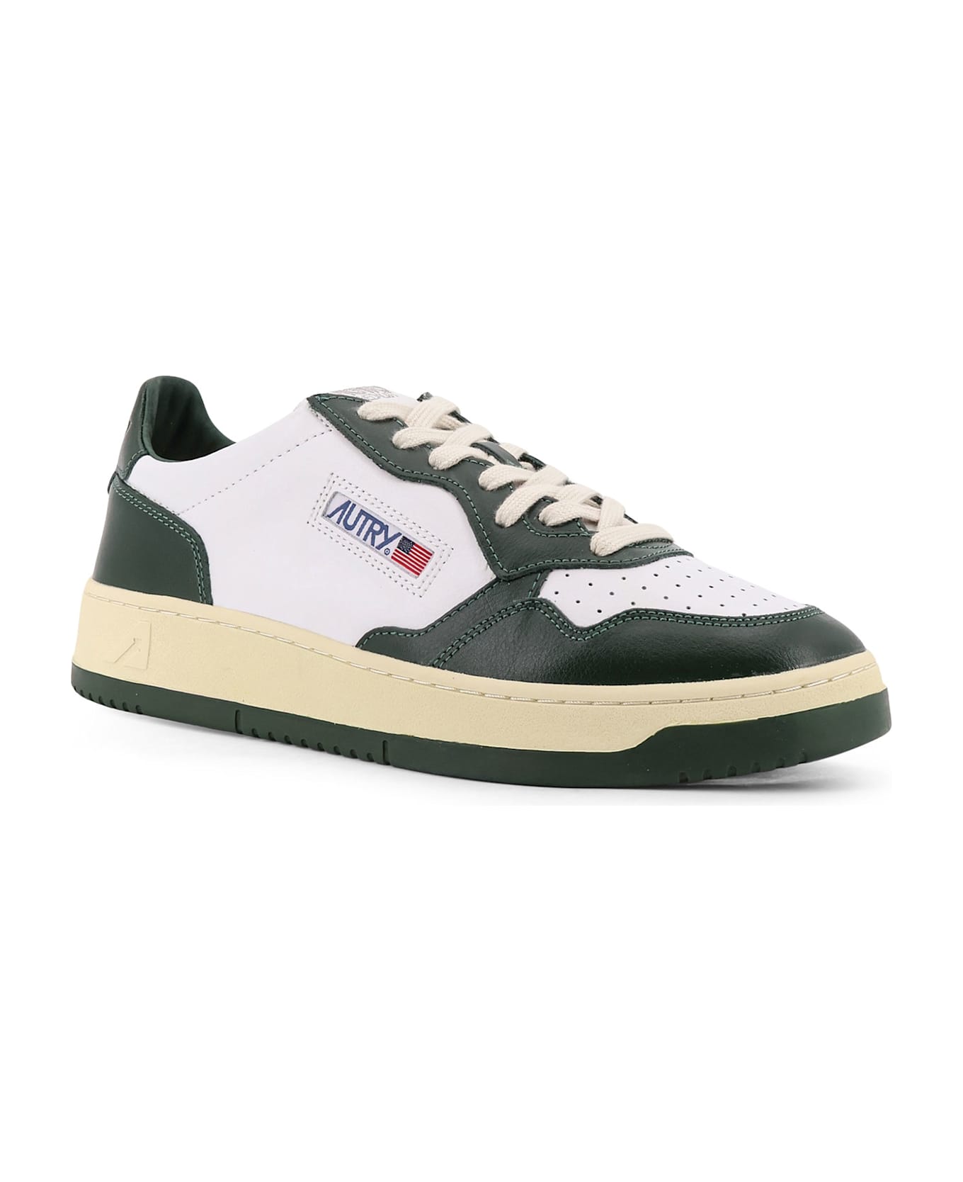 Autry Medalist Low Leather Low-top Sneakers - White