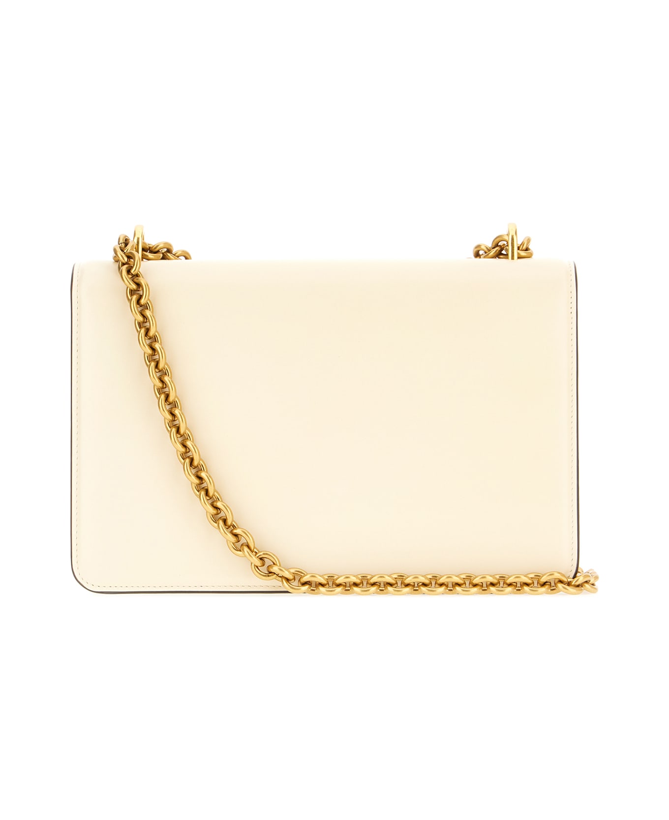 Valentino Garavani Ivory Leather Shoulder Bag - BUTTER WHITE