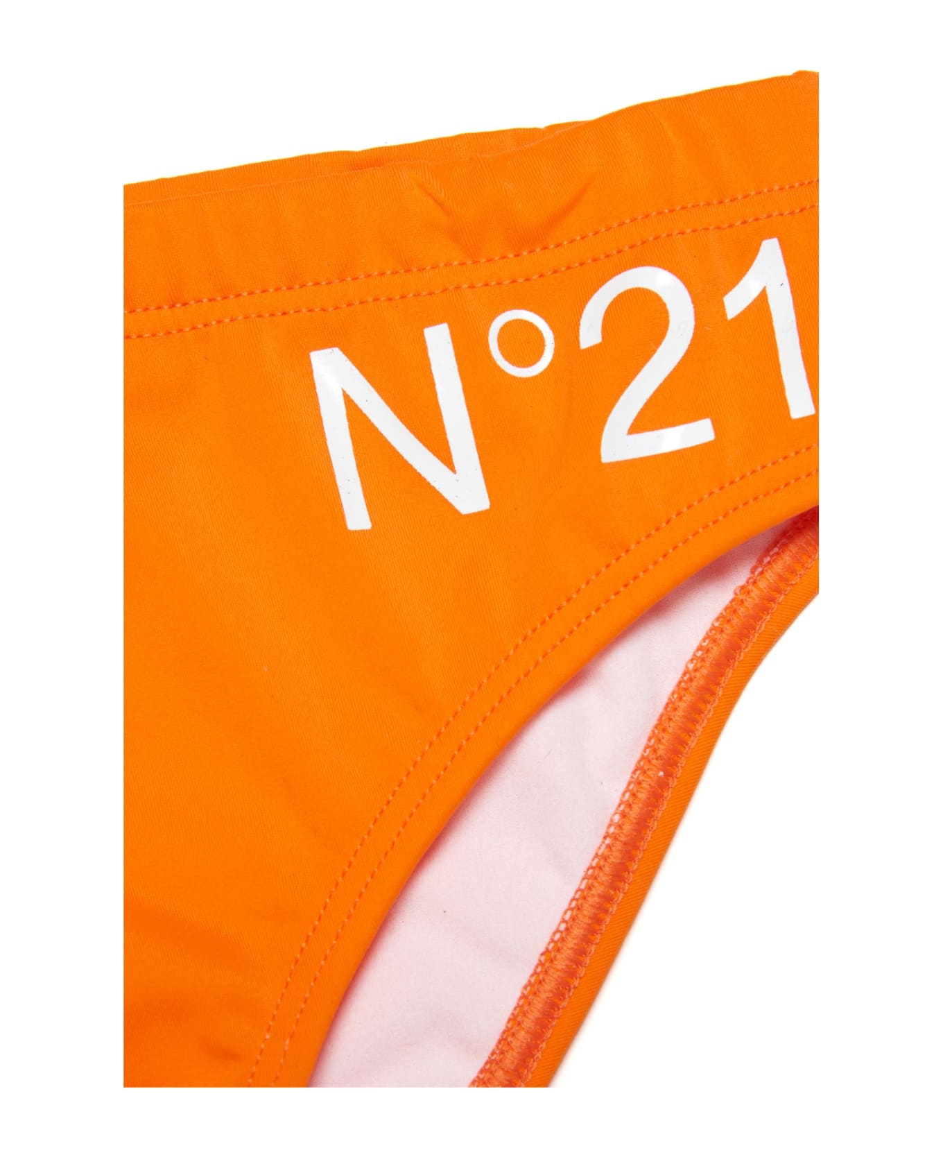 N.21 Swimsuit With Print - Orange