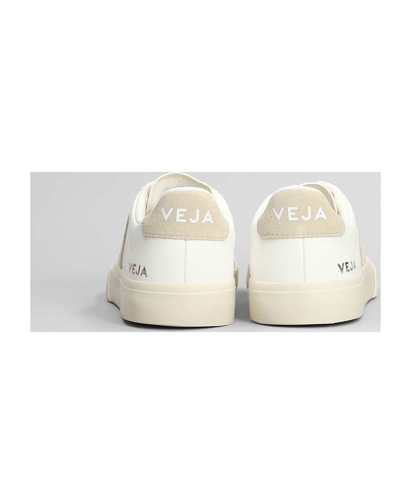 Veja Campo Sneakers In White Leather - white