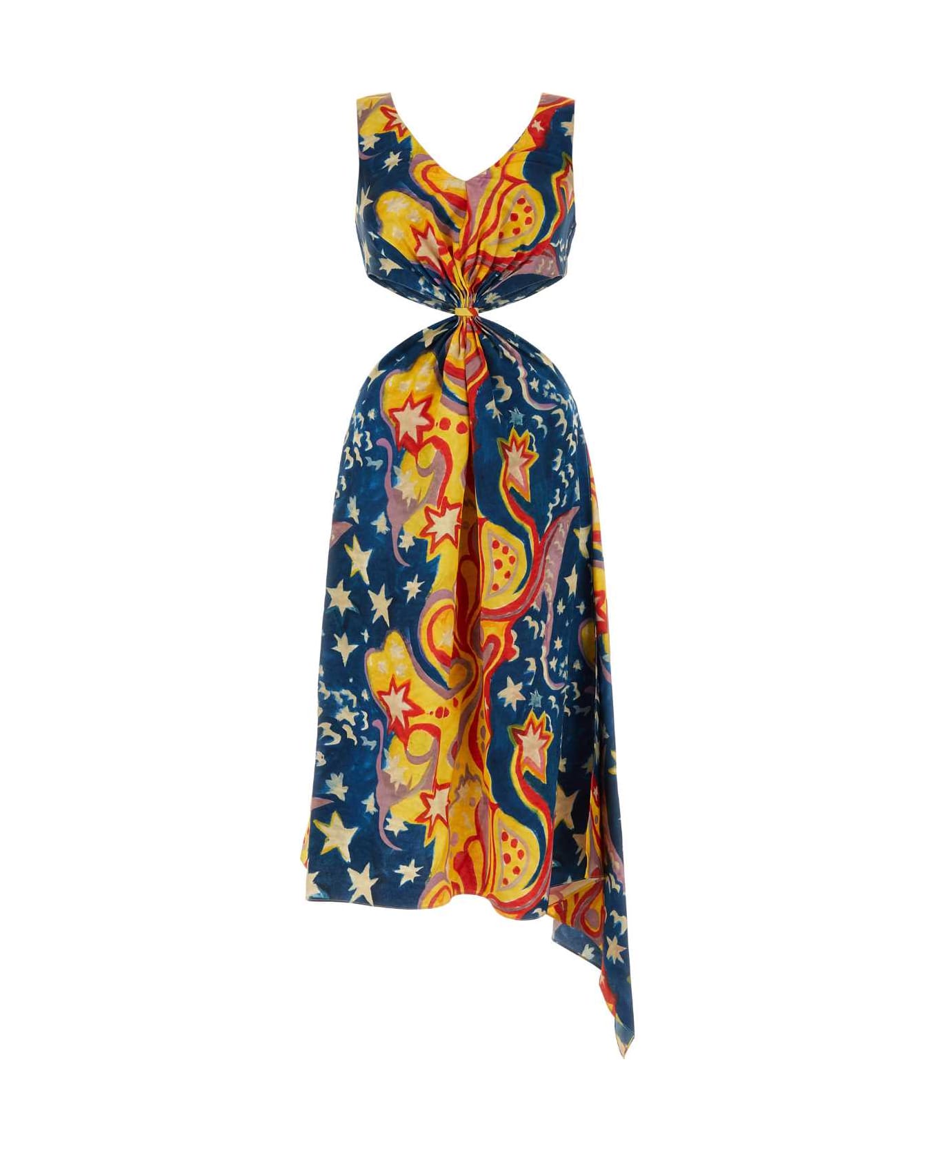 Marni Printed Satin Dress - GPB56