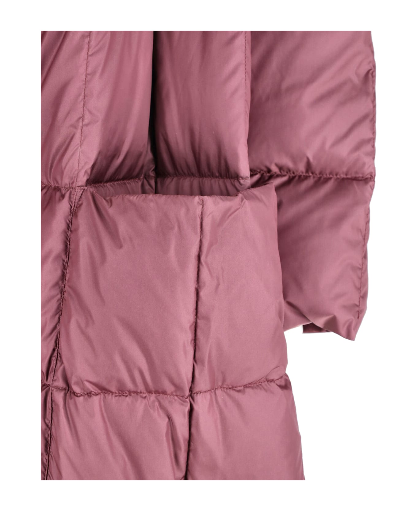 IENKI IENKI Maxi 'pyramid Leon' Down Jacket - Purple