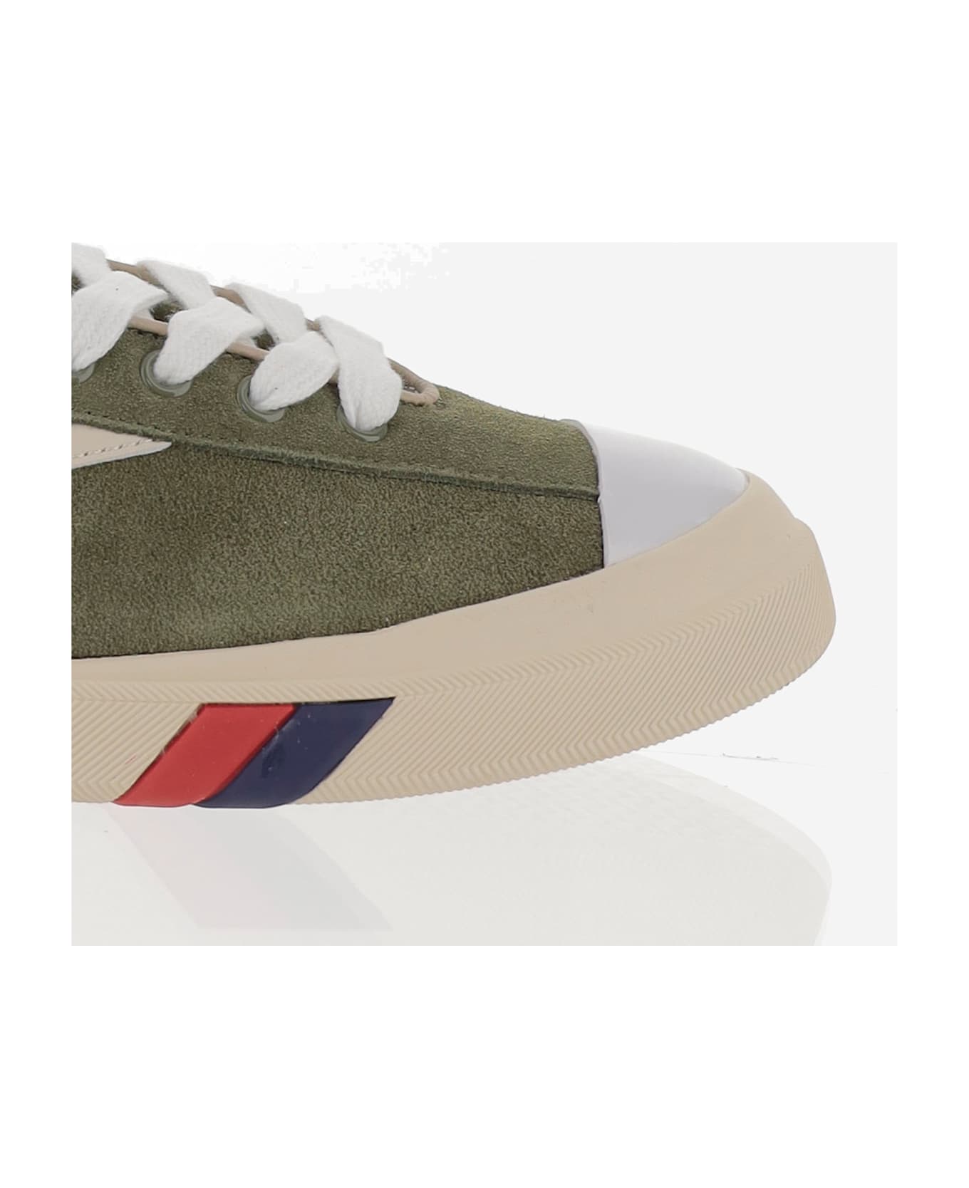 PRO-Keds Court Ace Suede Leather Sneakers - Green