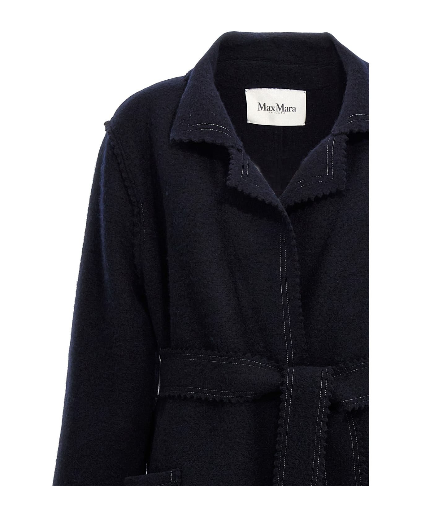 Max Mara 'jene' Coat - Blue