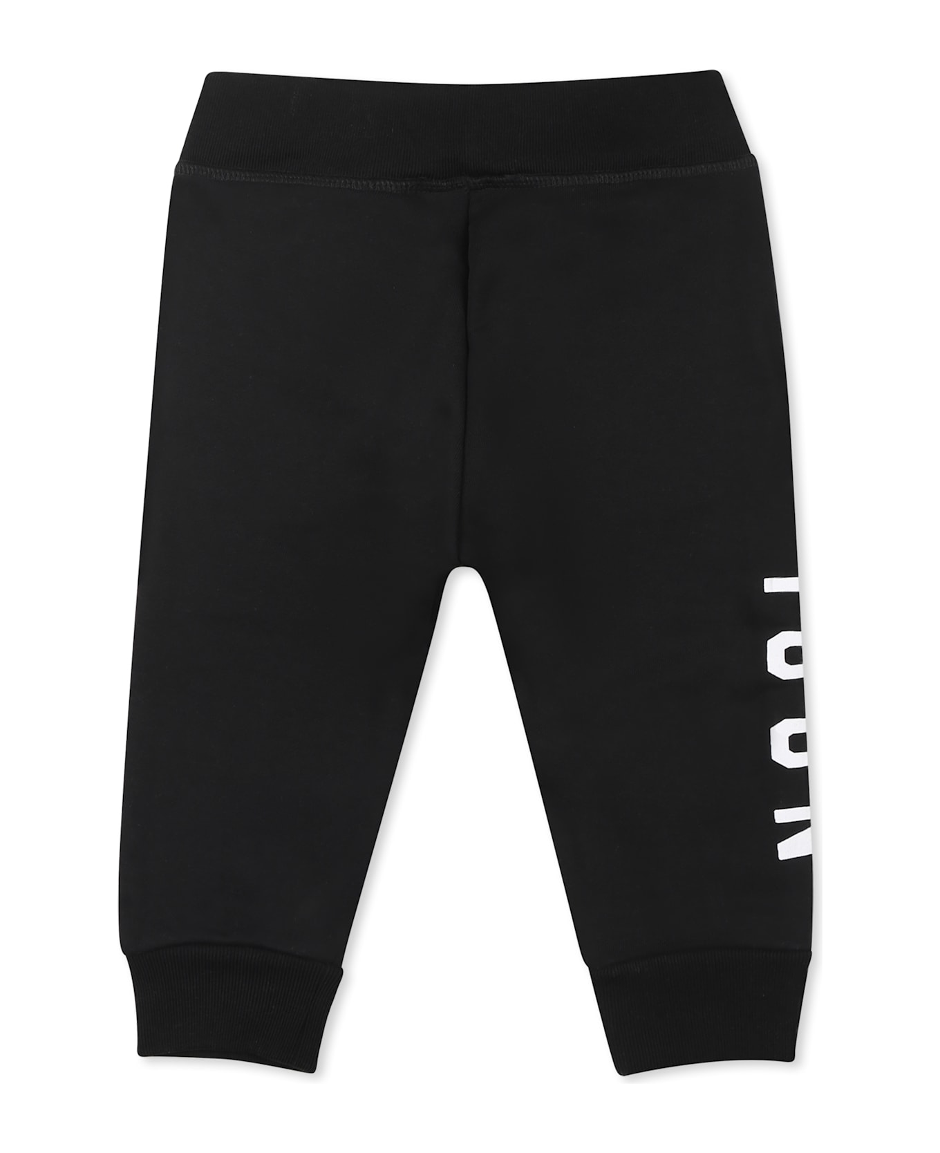 Dsquared2 Black Trousers For Baby Boy With Logo - Black