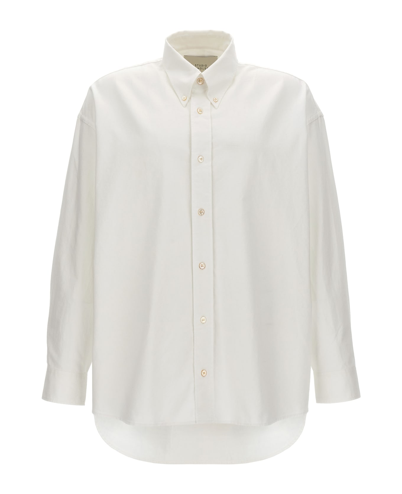Studio Nicholson Logo Shirt - White シャツ