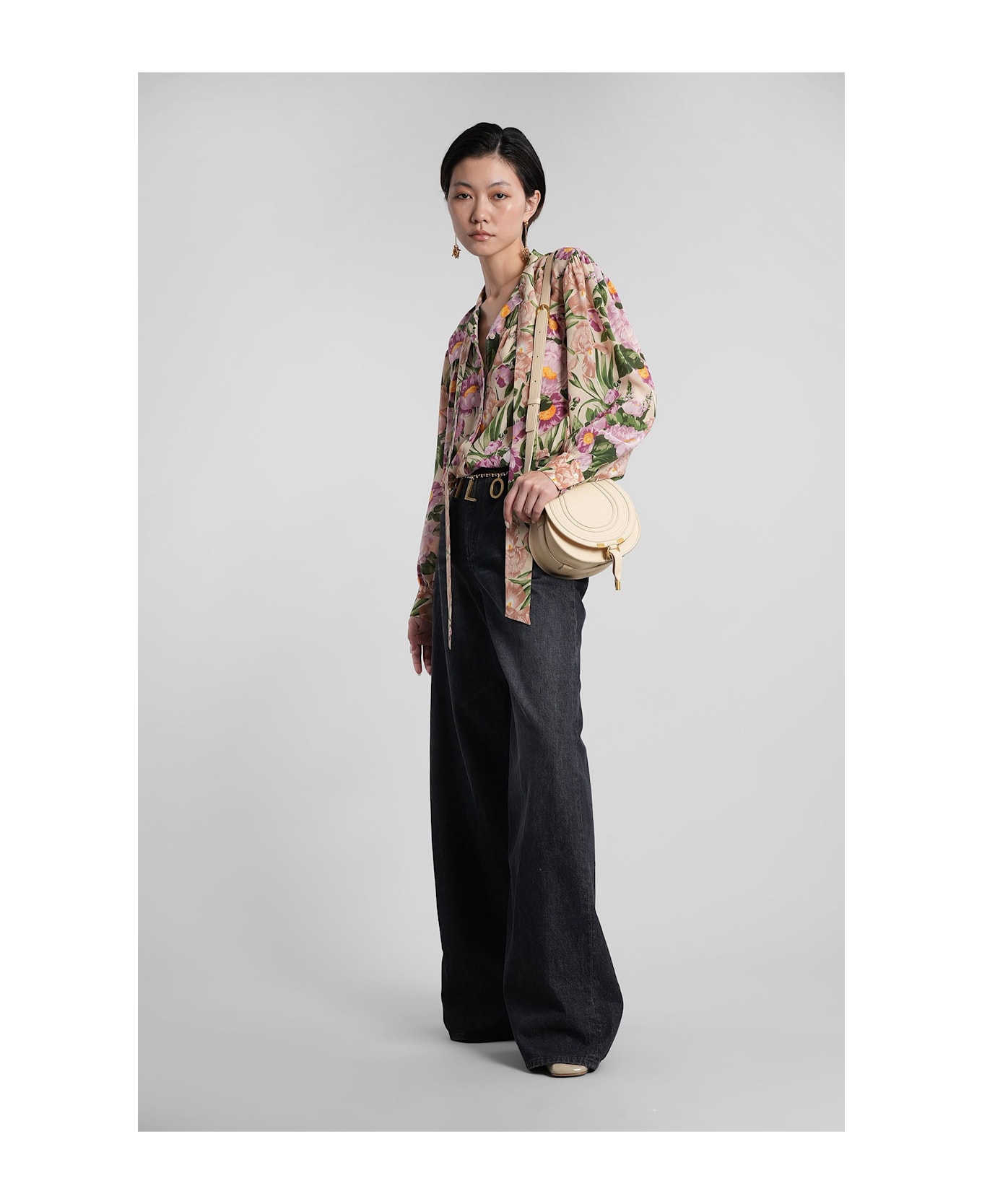 Chloé Shirt In Multicolor Silk - multicolor