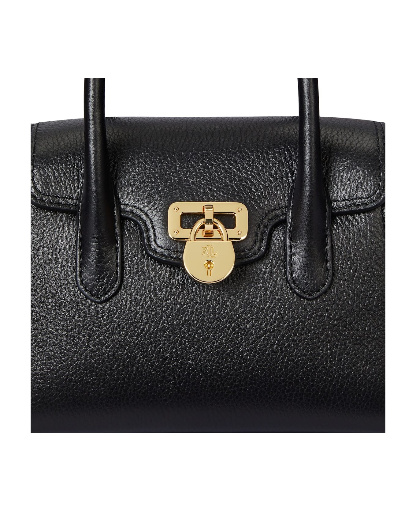 Ralph Lauren Tnnr Sm Schl Satchel Small - Black