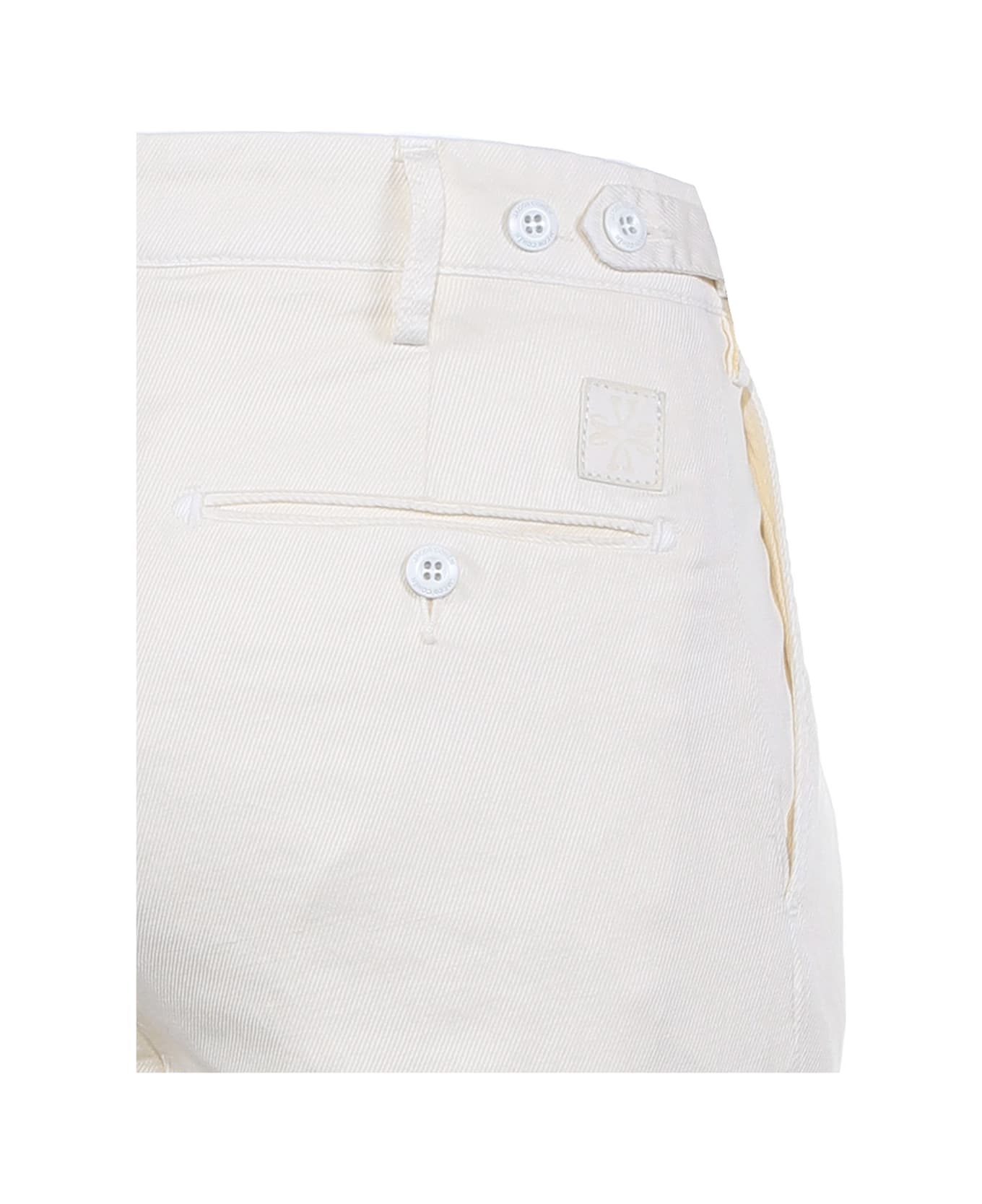 Jacob Cohen Trousers With Chino Pocket - PANNA