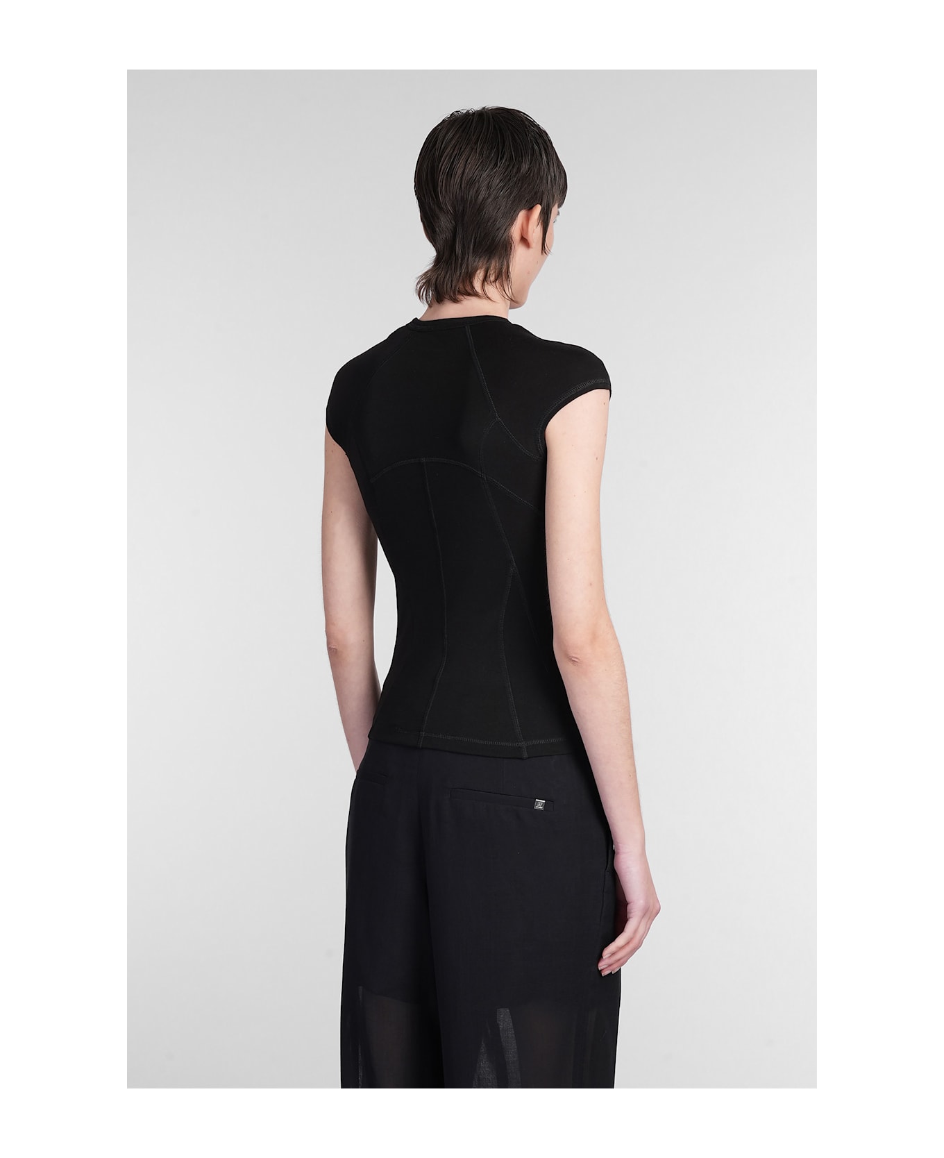 Helmut Lang T-shirt In Black Cotton - black