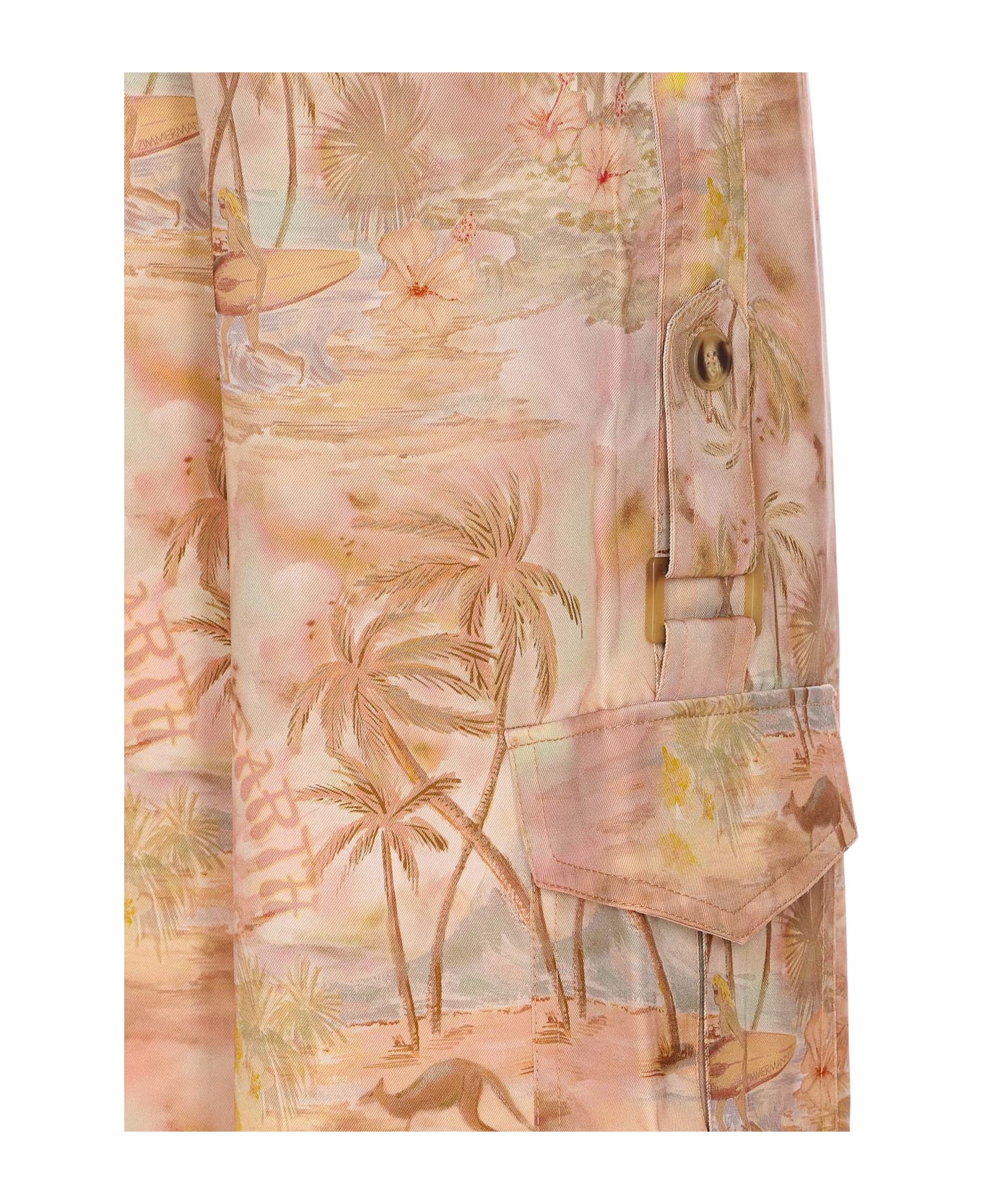 Zimmermann Illuminate Pants - ORANGE