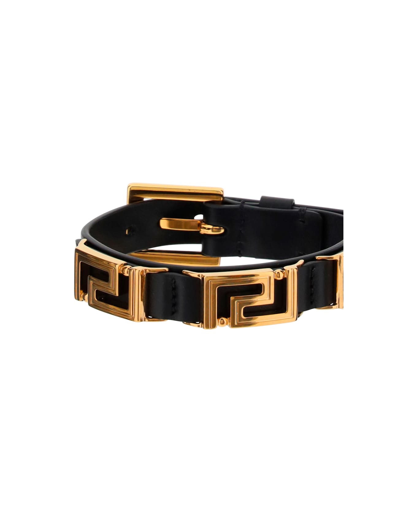 Versace Bracelet - Nero+oro Versace