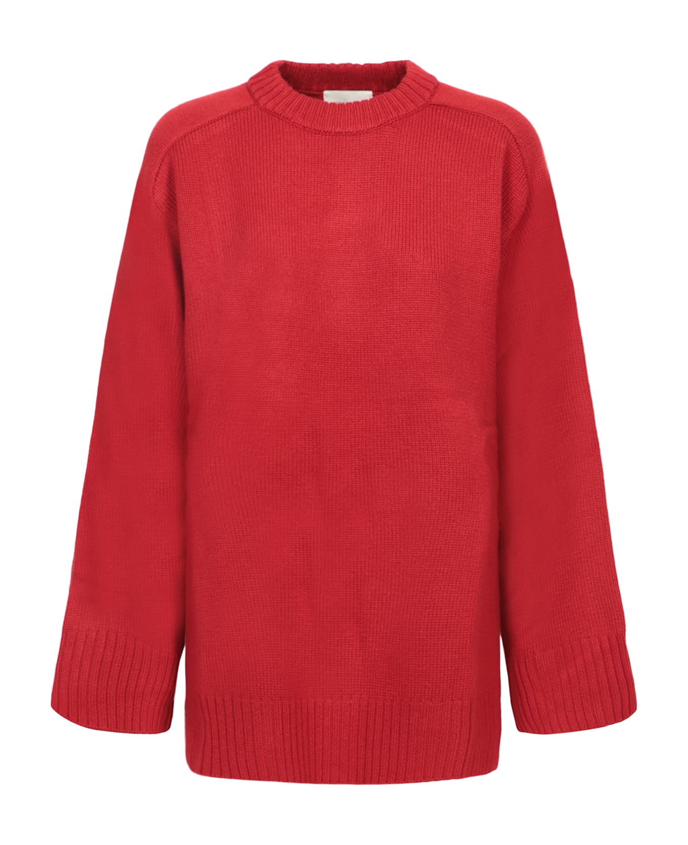 Loulou Studio Safi Wool-cashmere Sweater In Bordeaux - Bordeaux