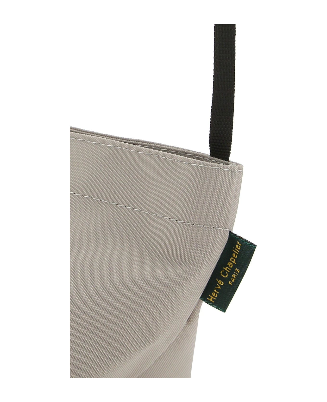 Hervè Chapelier Grey Canvas Crossbody Bag - NEUTRALS ショルダーバッグ