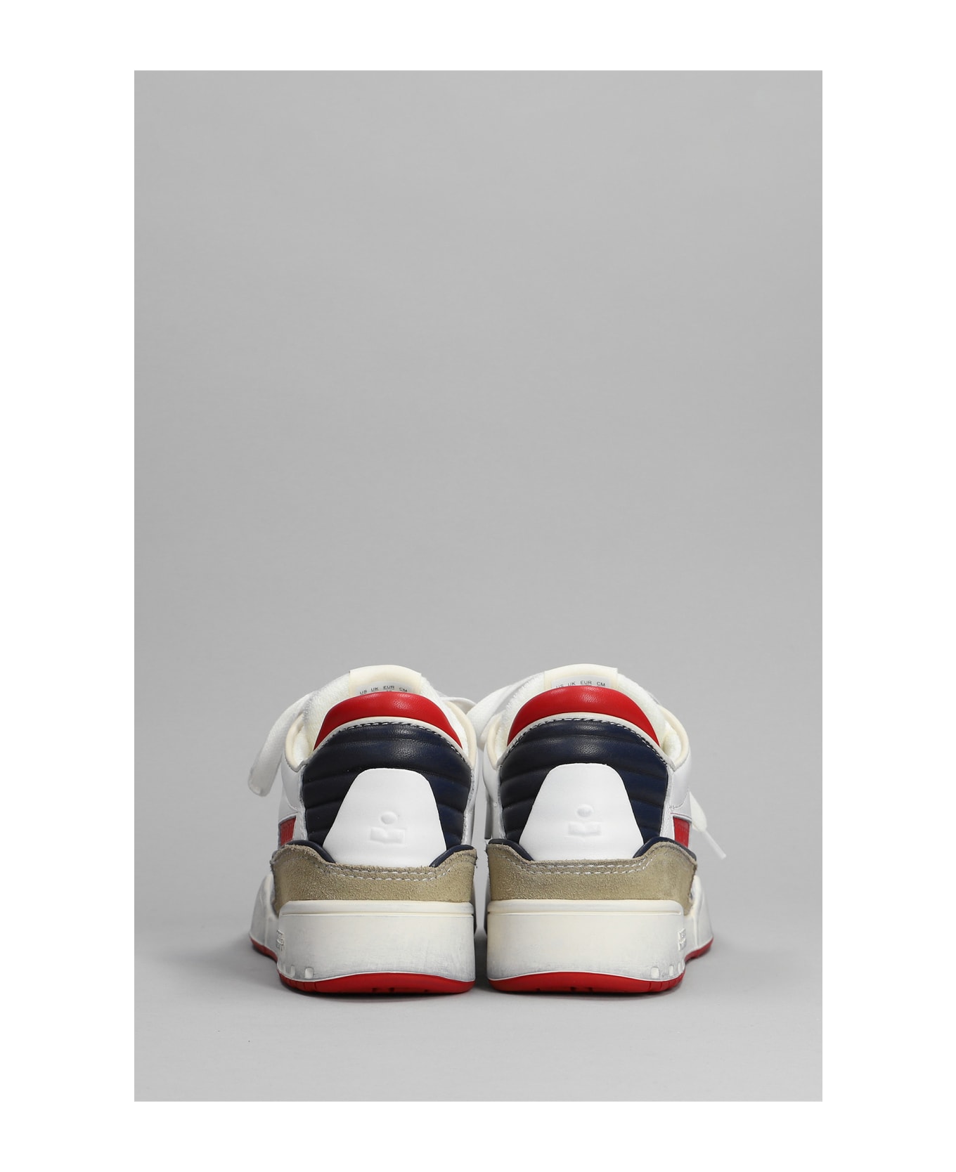 Isabel Marant Emree Sneakers In White Leather - white