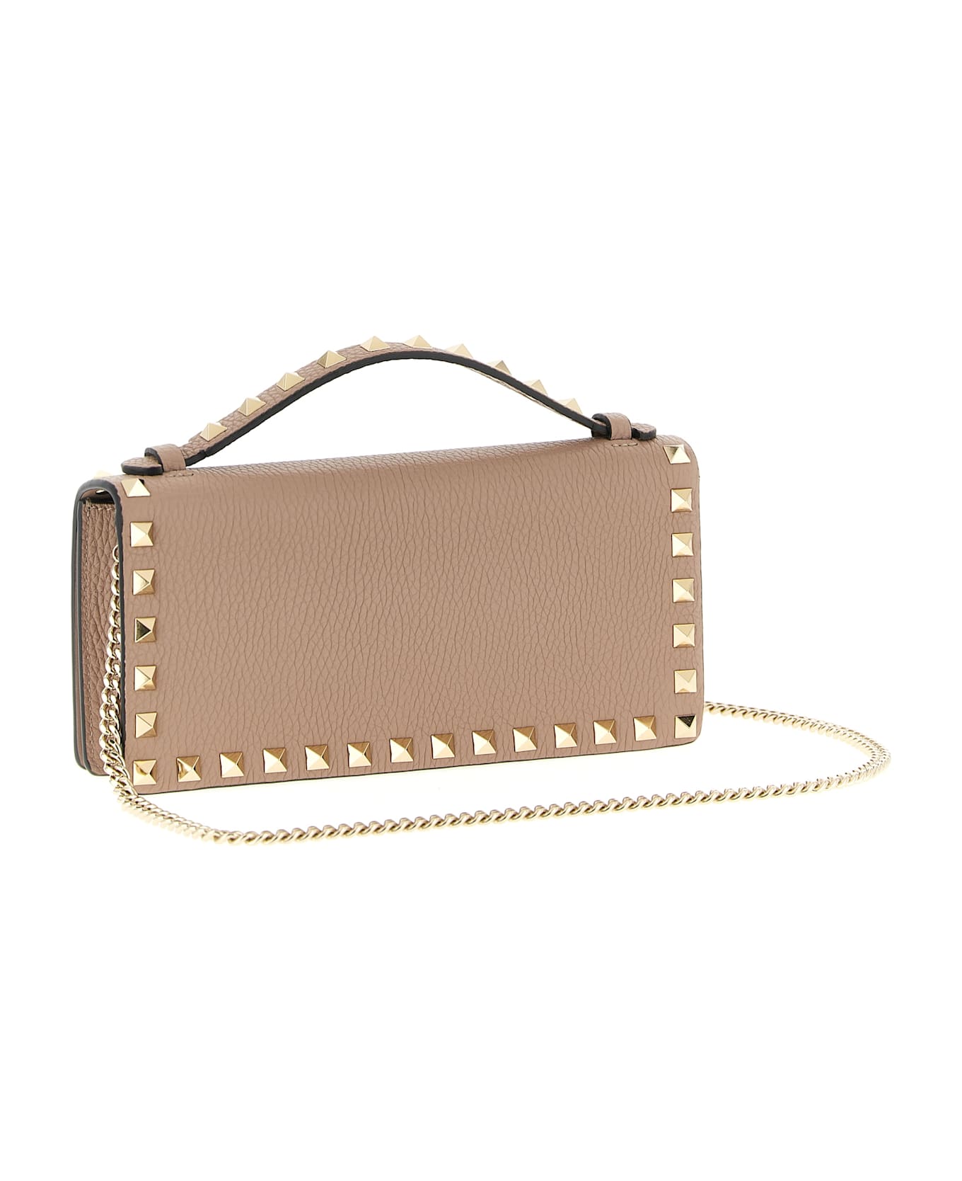 Valentino Garavani 
rockstud
 Wallet On Chain - Pink