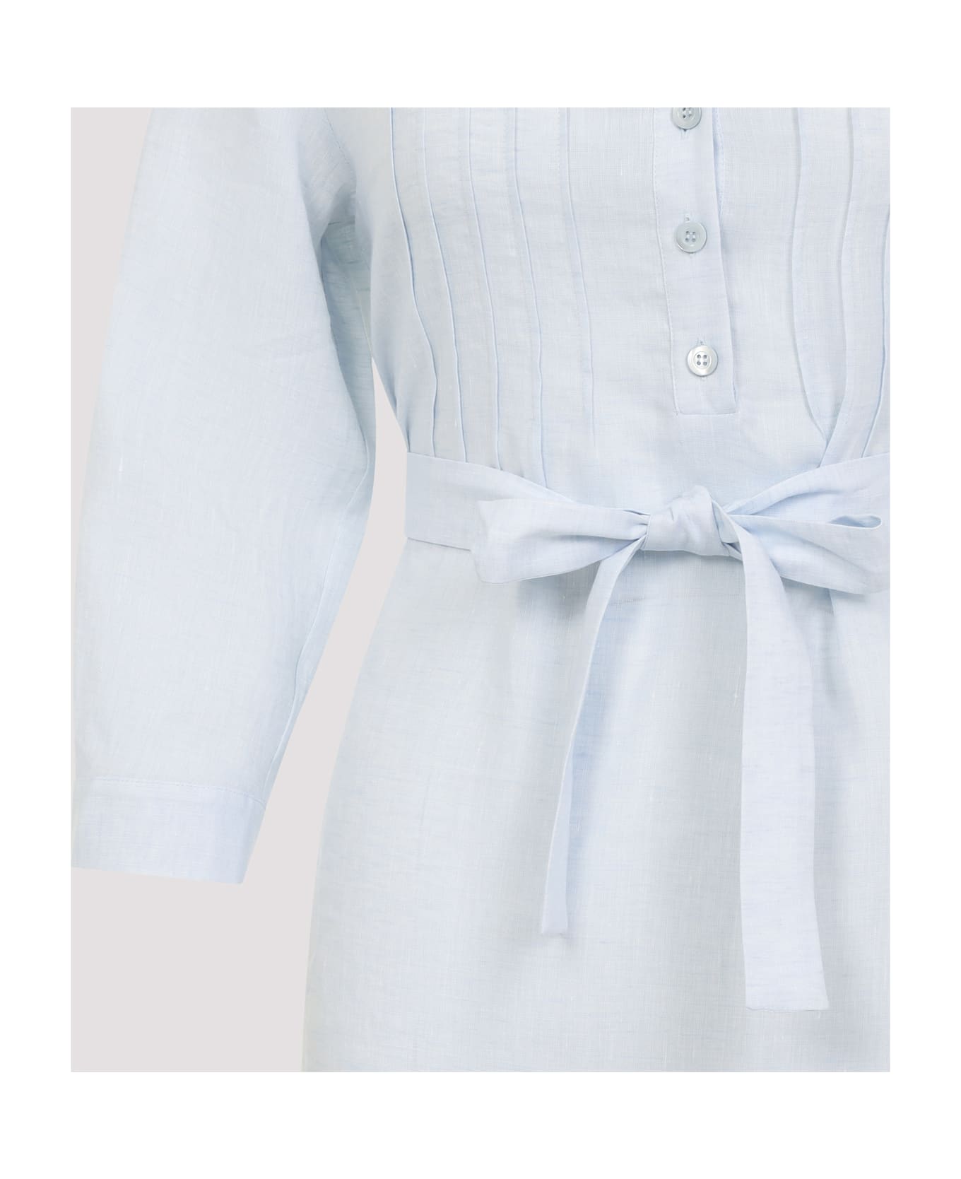Peserico Chemisier Midi Dress - Azzurro