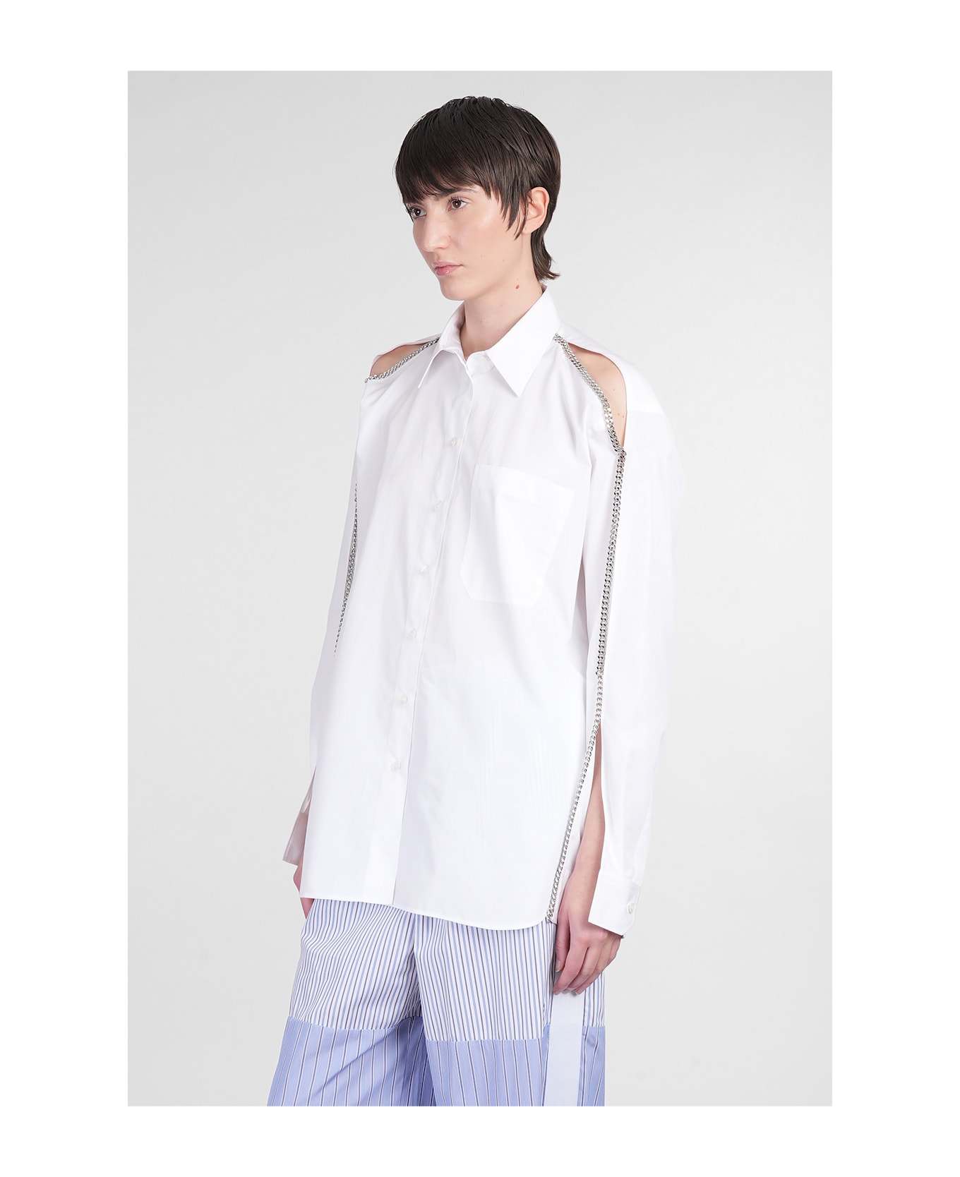 Stella McCartney Shirt In White Cotton - white