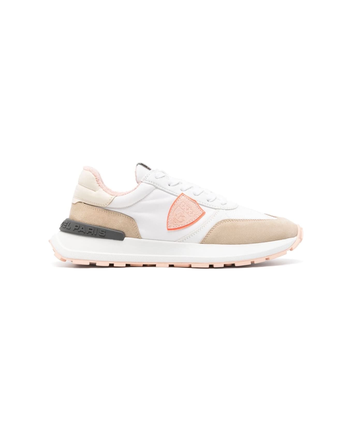Philippe Model Running Antibes Sneakers - White And Pink - Multicolour