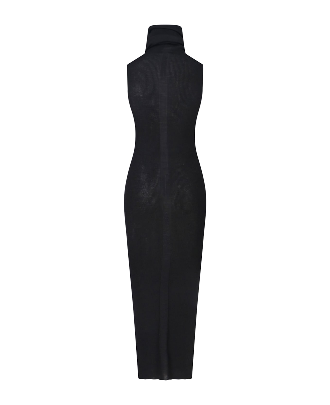 Rick Owens Knitted Maxi Dress - Black  
