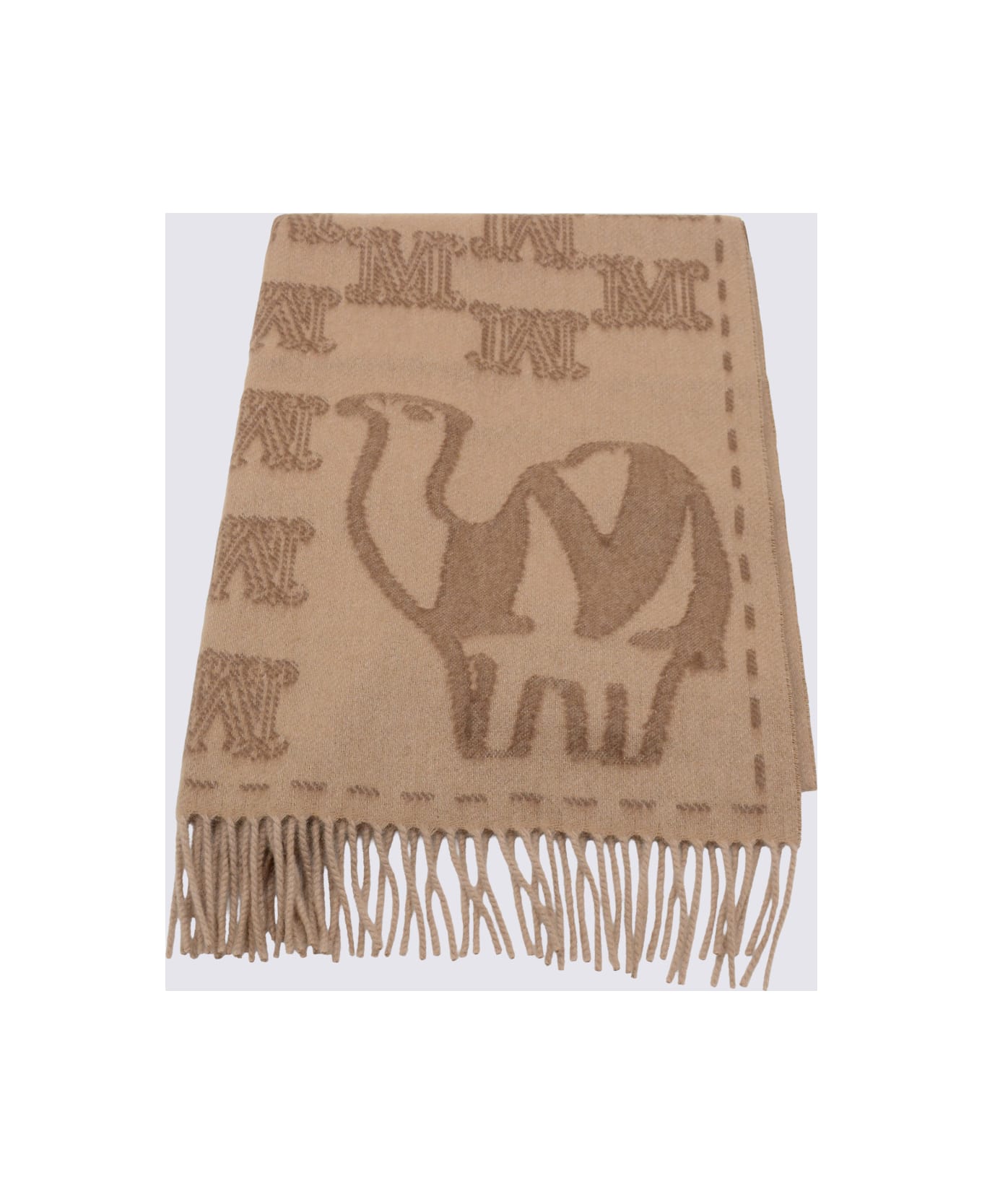 Max Mara Camel Cashmere Scarves - Camel スカーフ＆ストール