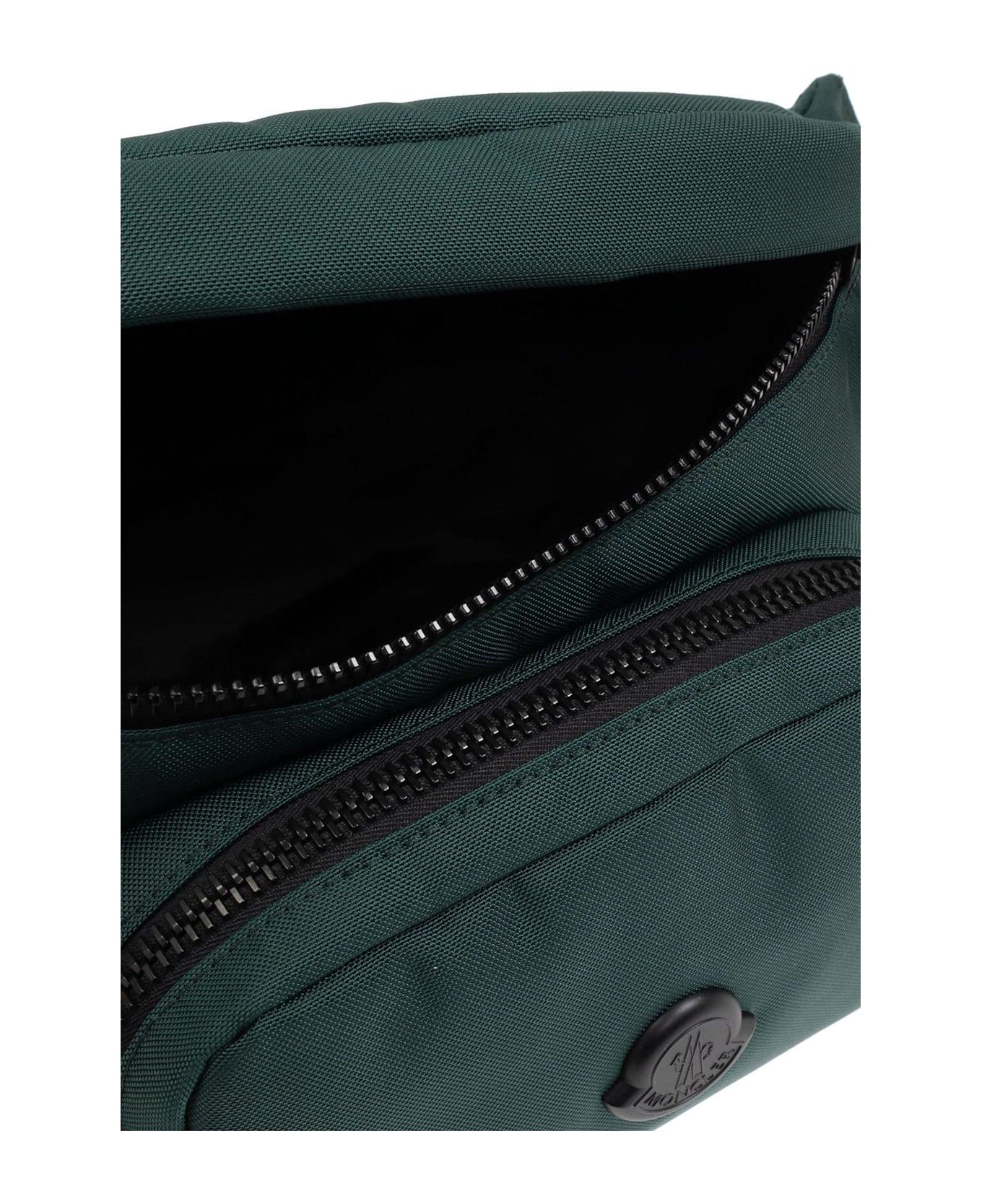Moncler Logo Patch Belt Bag - Green