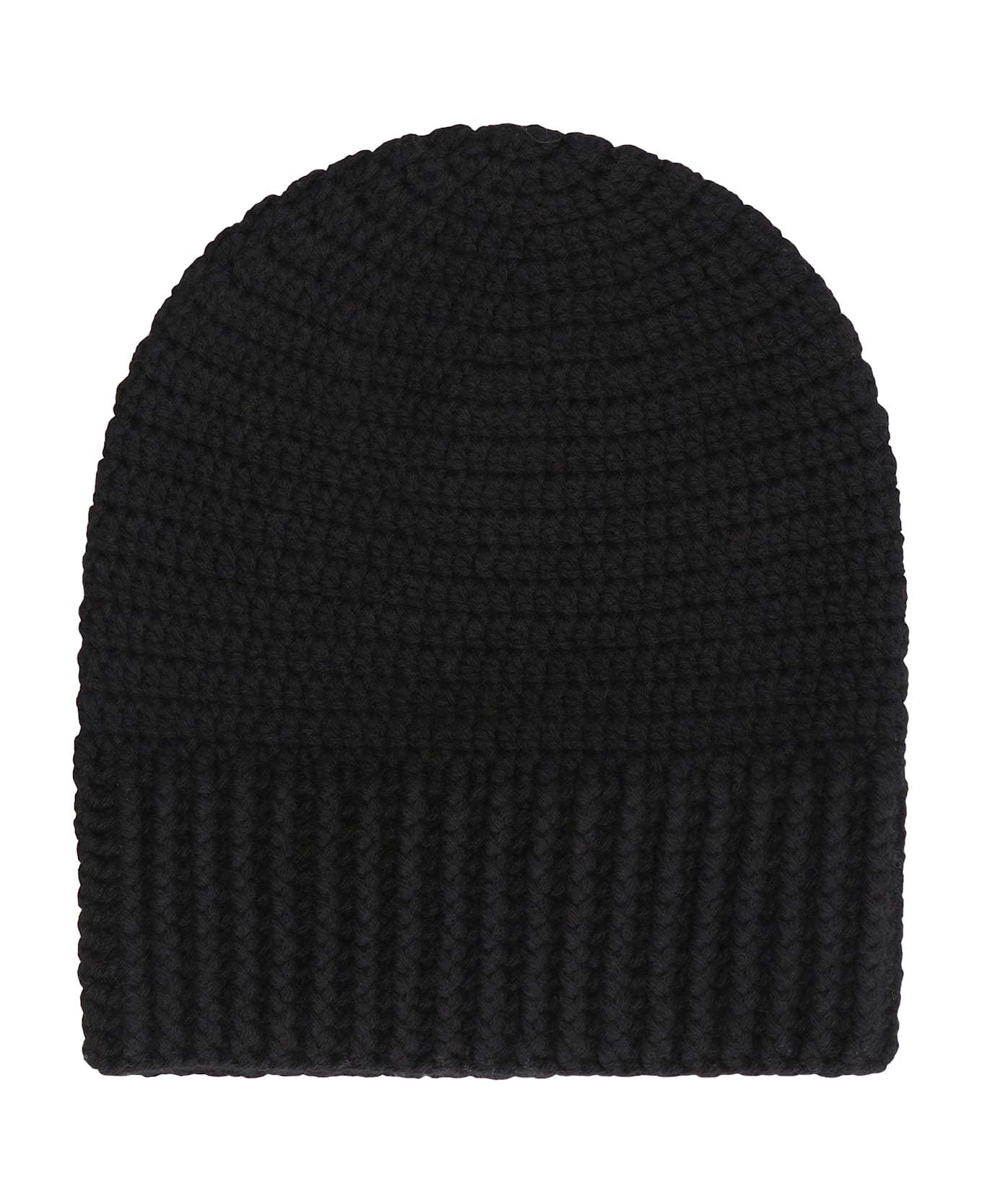 Malo Knitted Beanie - black