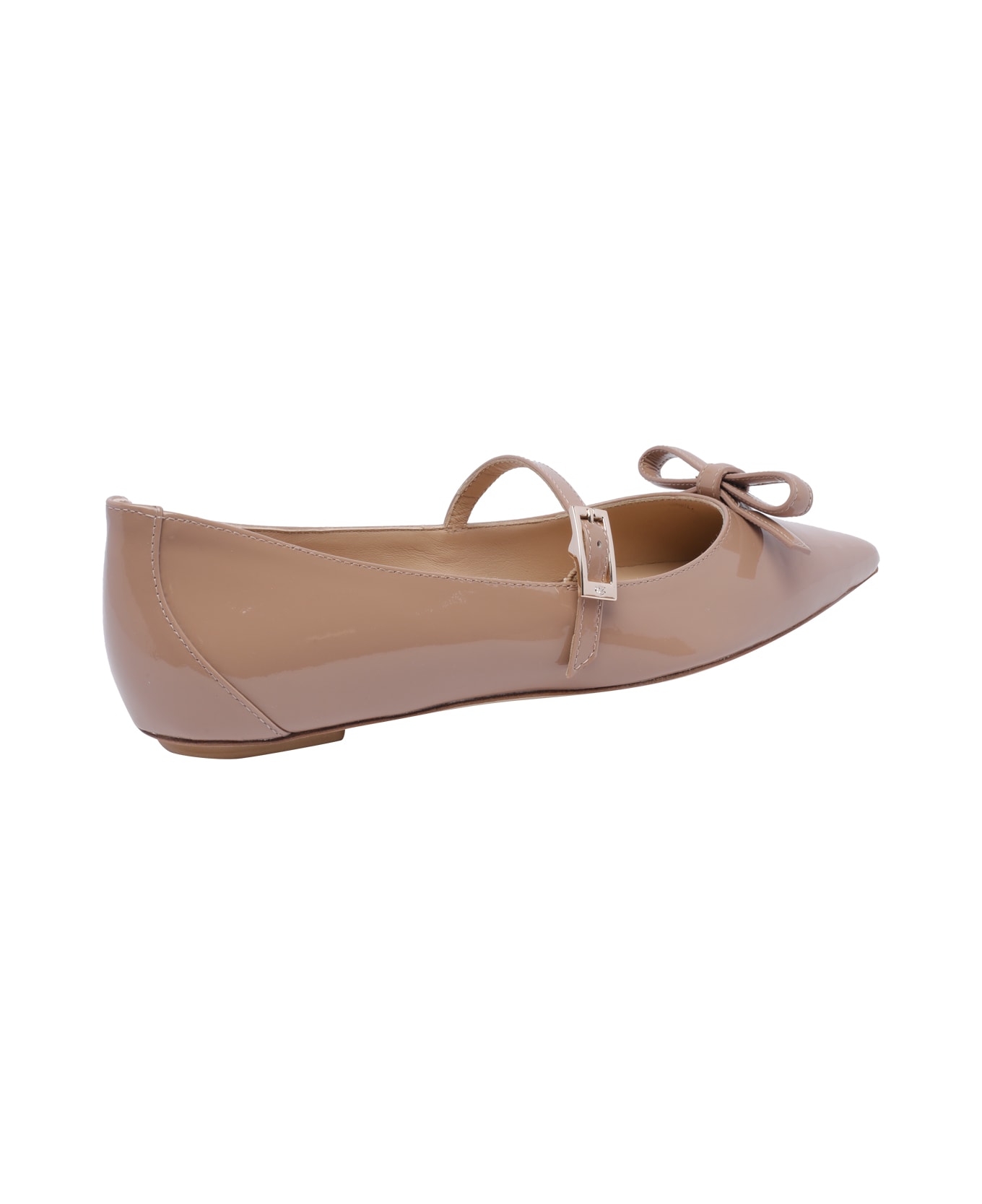 Stuart Weitzman Felicity Bow Mary Jane Ballets - Pink