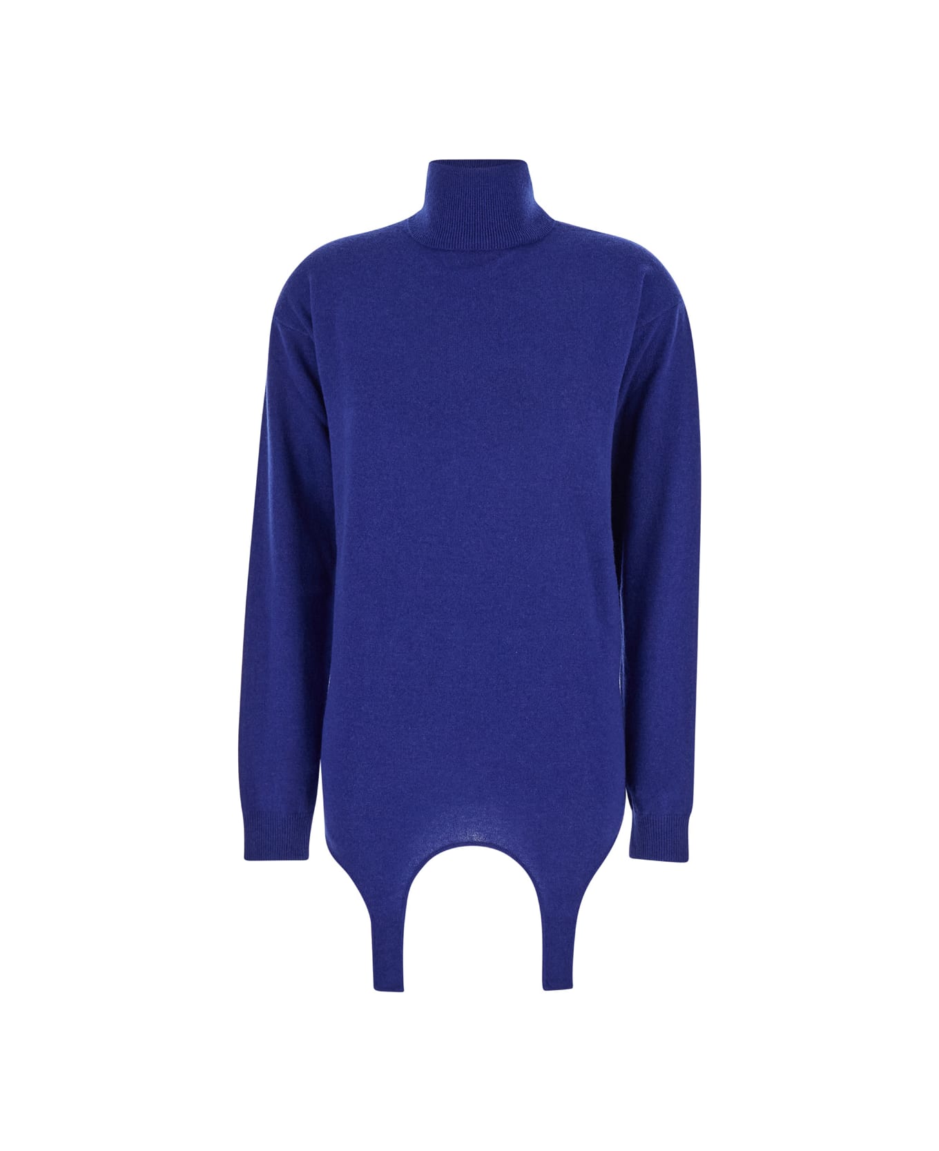 Saint Laurent Electric Blue Cashmere Sweater - Blue