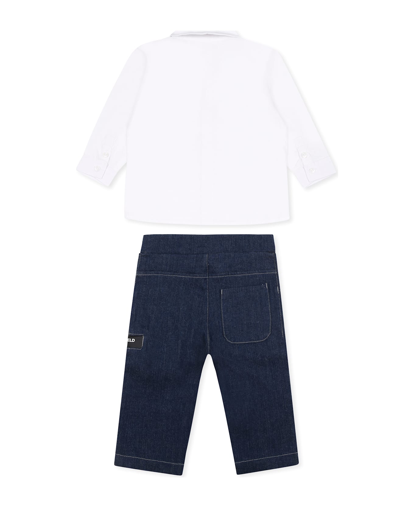 Karl Lagerfeld Kids Multicolor Suit For Baby Boy With Karl Lagerfeld - Multicolor