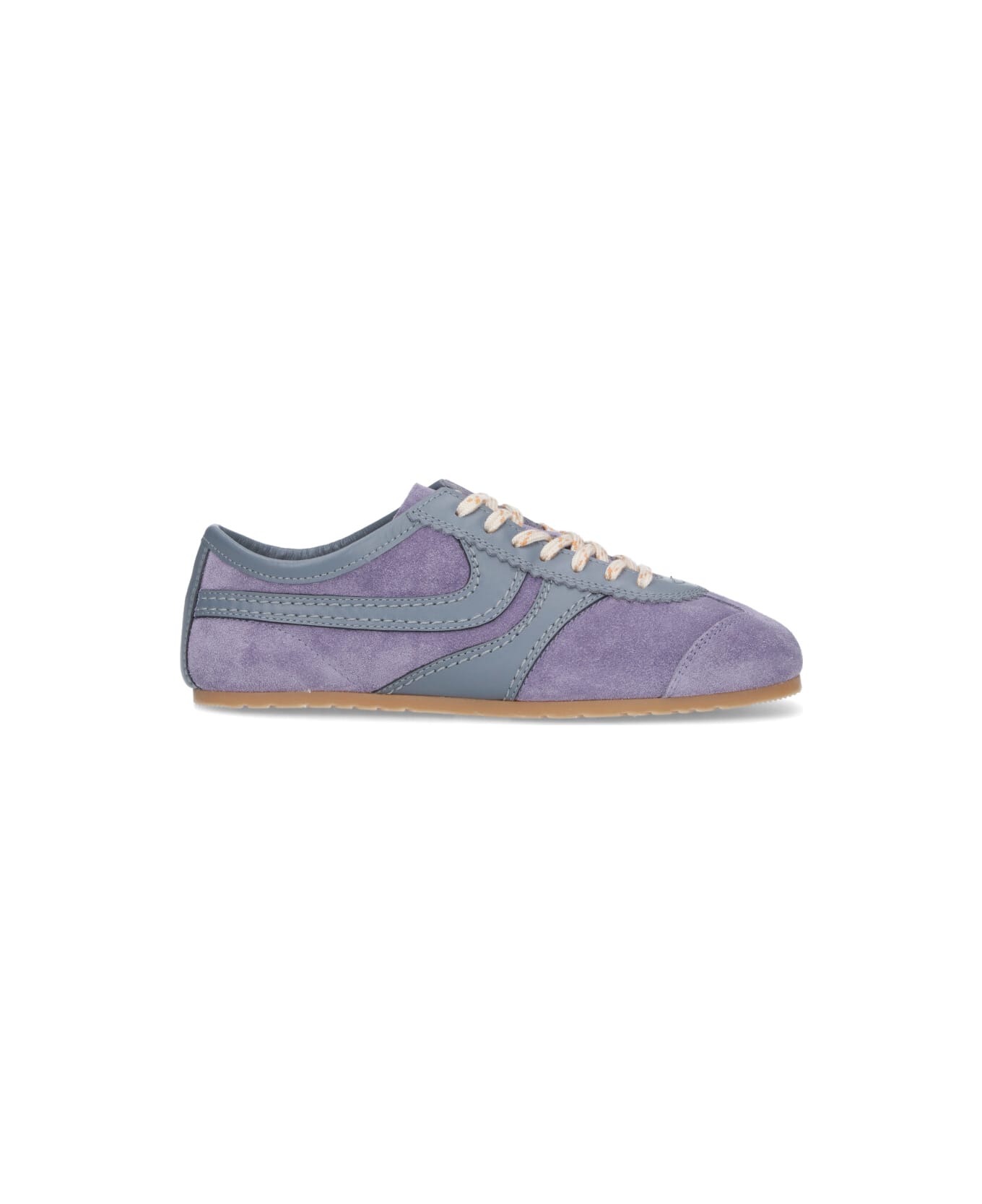 Dries Van Noten Suede Sneakers - Gray