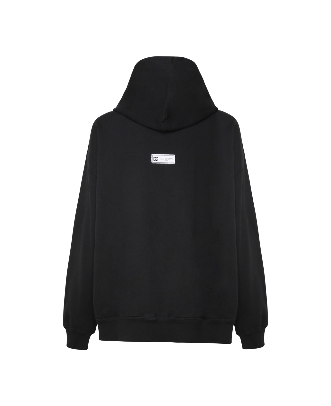 Dolce & Gabbana Cotton Logo Sweatshirt - Black ニットウェア