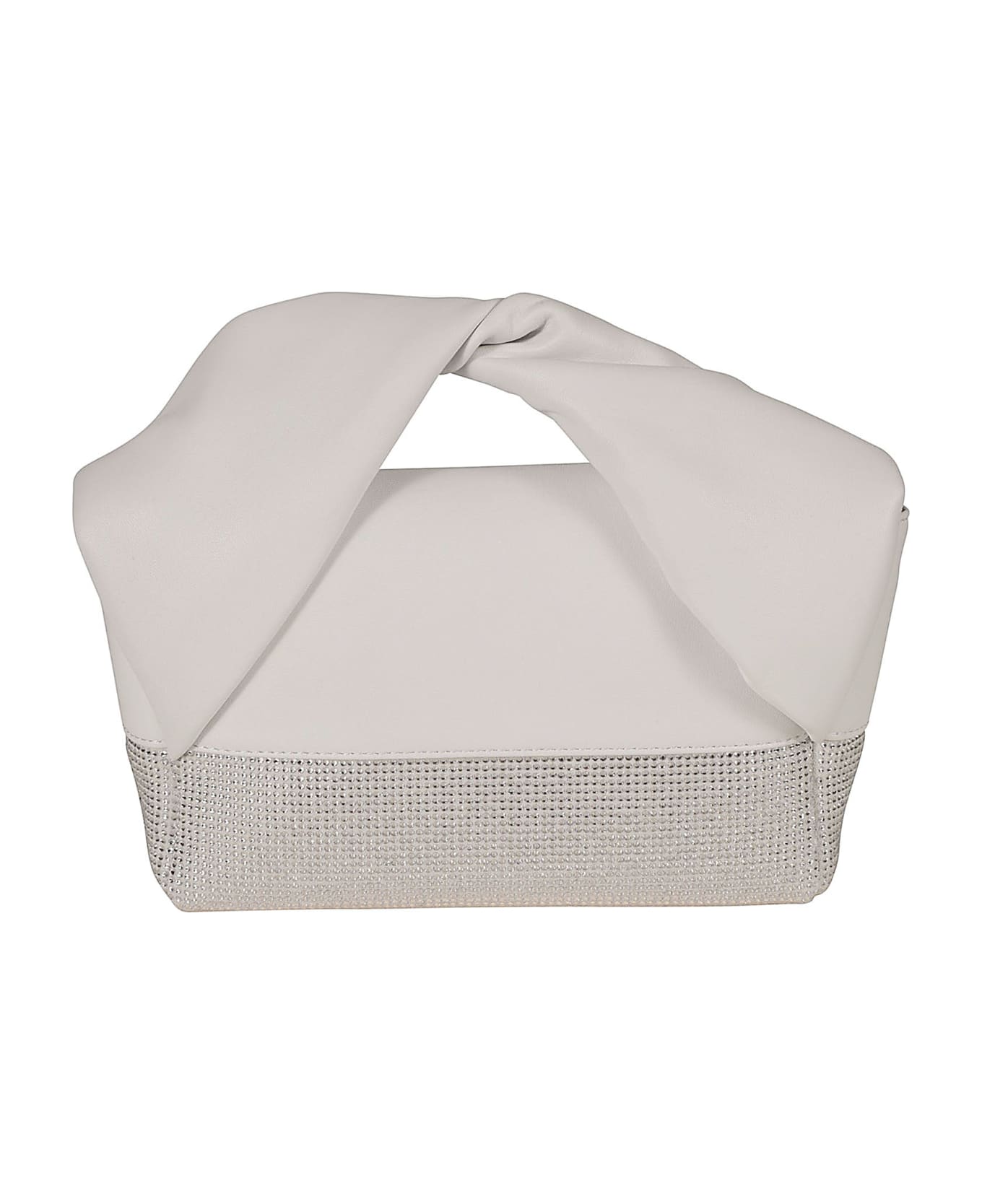 J.W. Anderson Crystal Midi Twister Tote - White