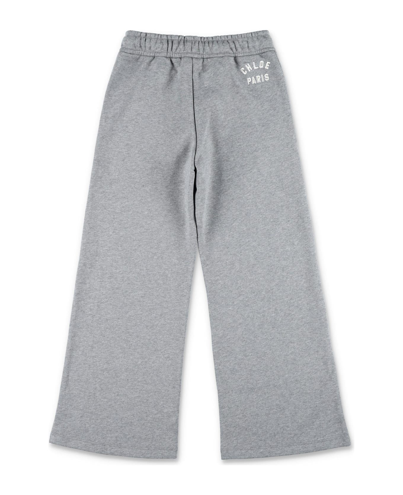 Chloé Kids Brushed Fleece Jogging Trousers - GREY