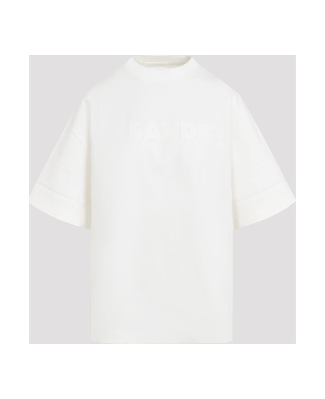 Jil Sander Logo Cotton T-shirt - Porcelain