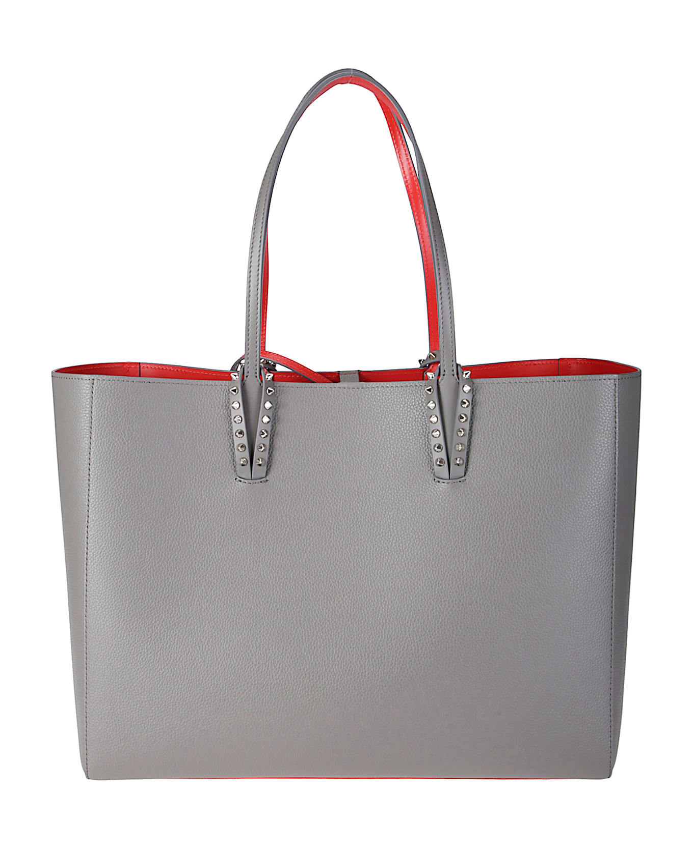 Christian Louboutin Cabata Soft Large Calf - GREY/SILVER