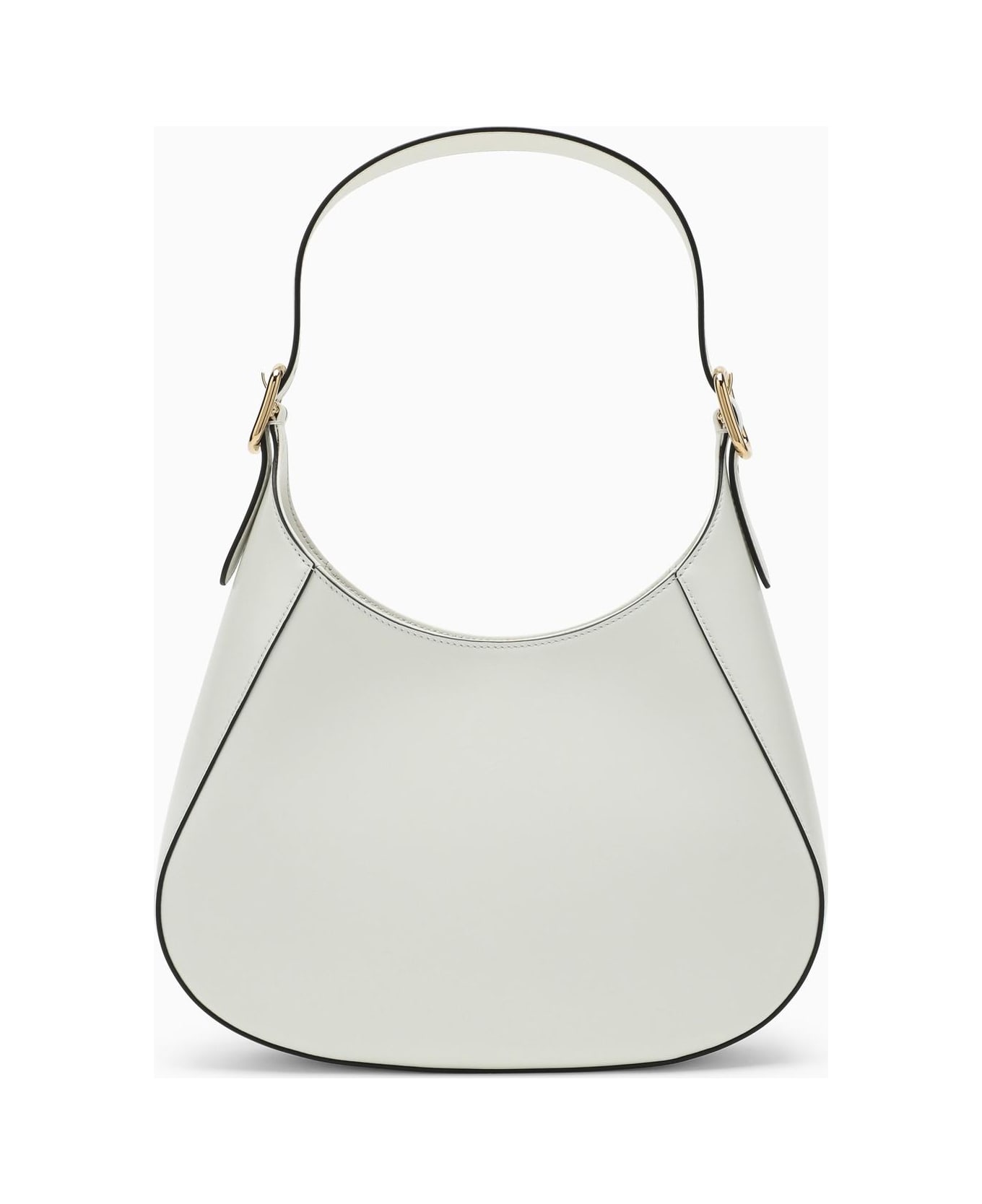 Prada Cleo White Leather Shoulder Bag - BIANCO N