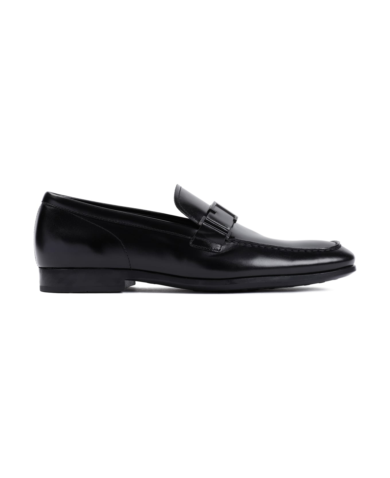 Tod's Leather Loafers - Nero