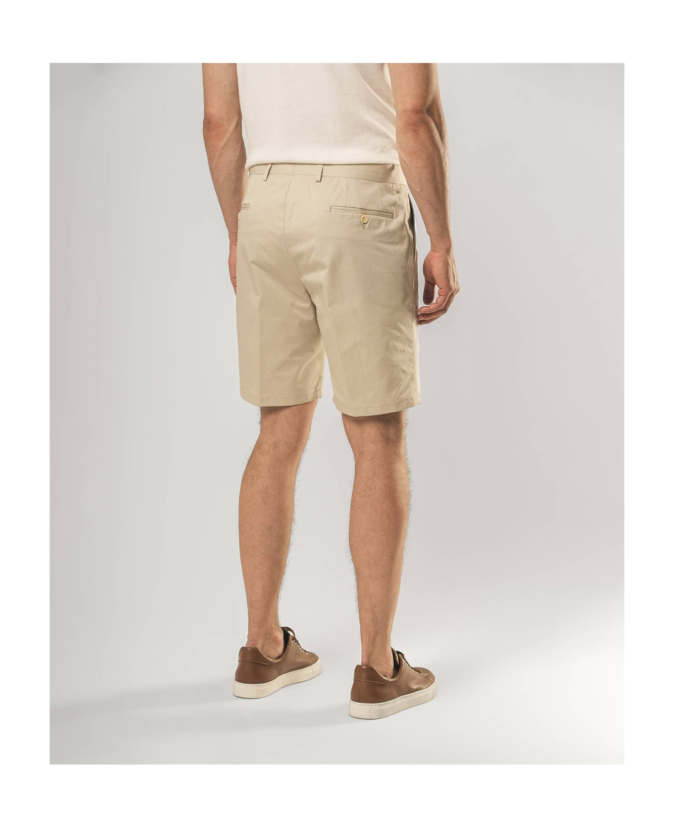 Larusmiani Bermuda Short Poltu Quatu Shorts - Beige