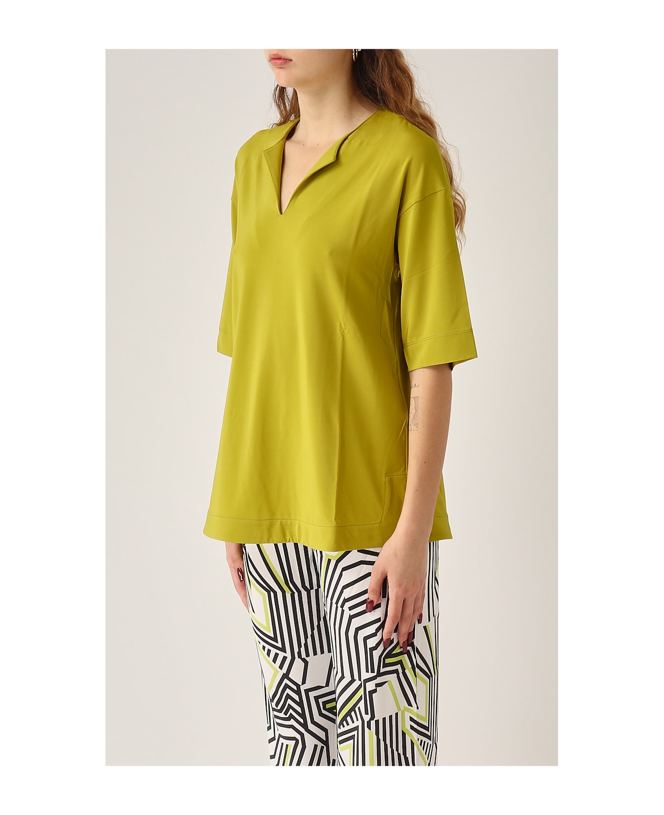Max Mara Rigel Blouse - VERDE ACIDO