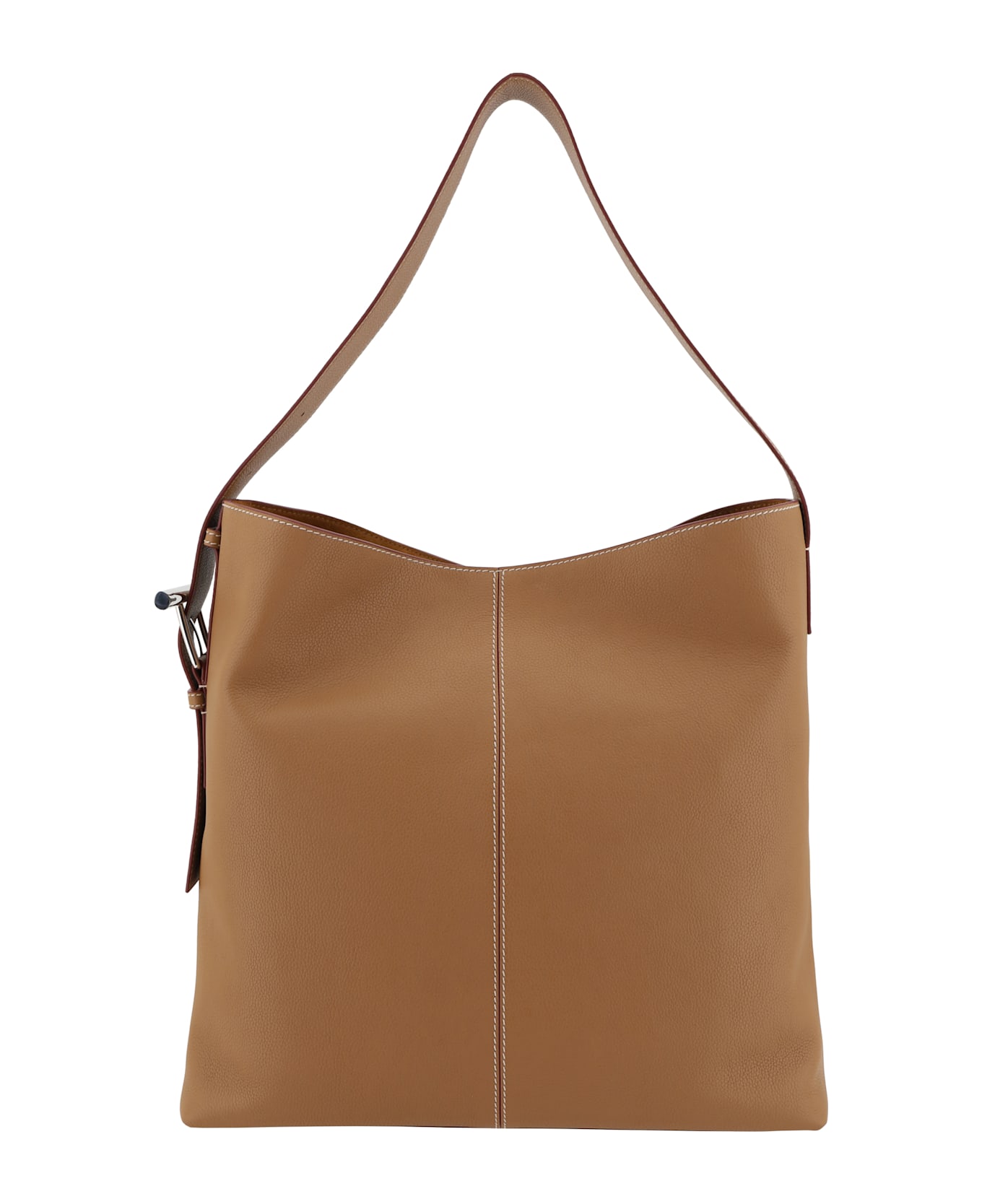 Alexander McQueen T-bar Sling Shoulder Bag - Pecan/silver