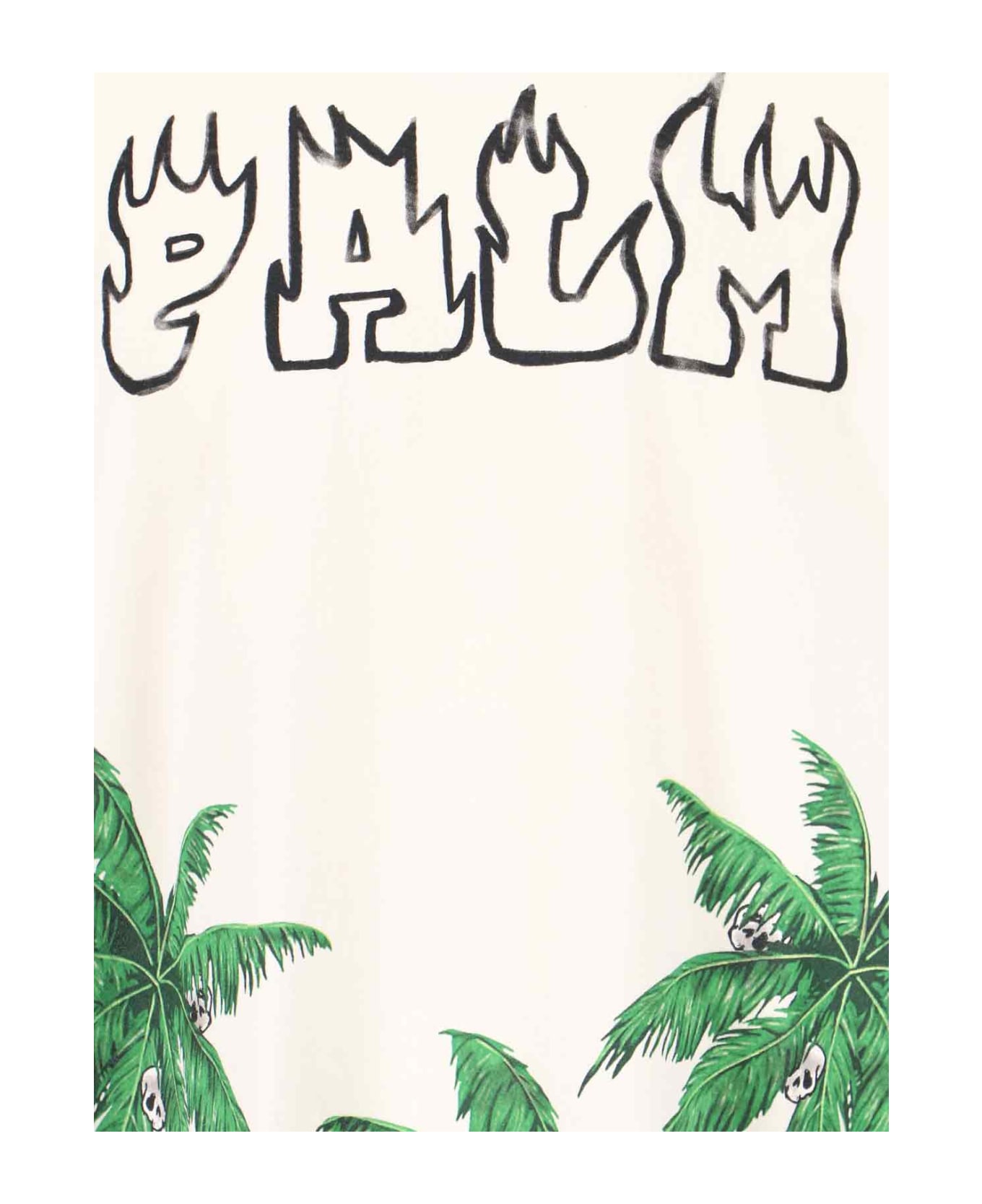 Palm Angels T-Shirt - Cream