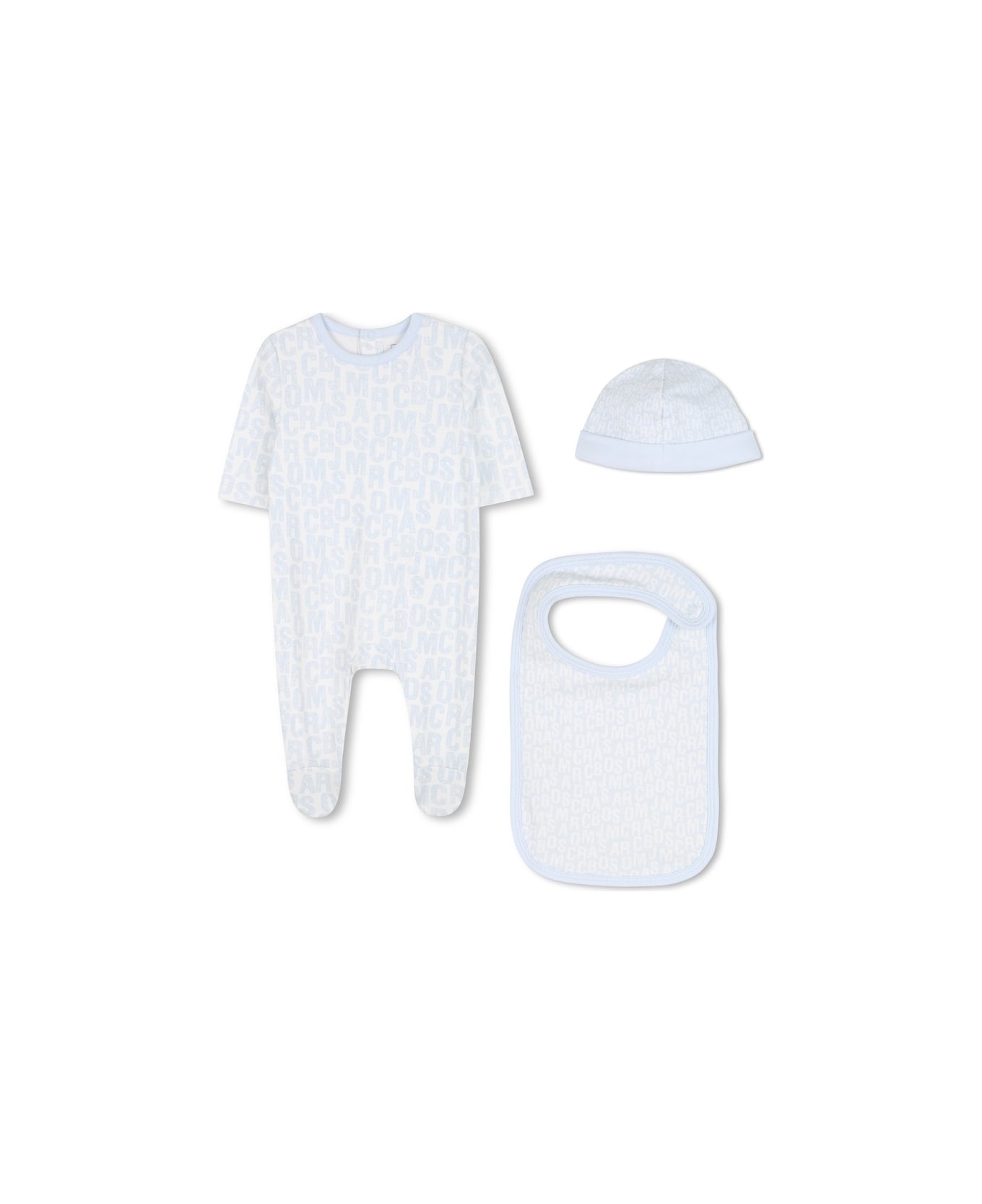 Marc Jacobs Pajama Set With Gag And Hat - BLUE