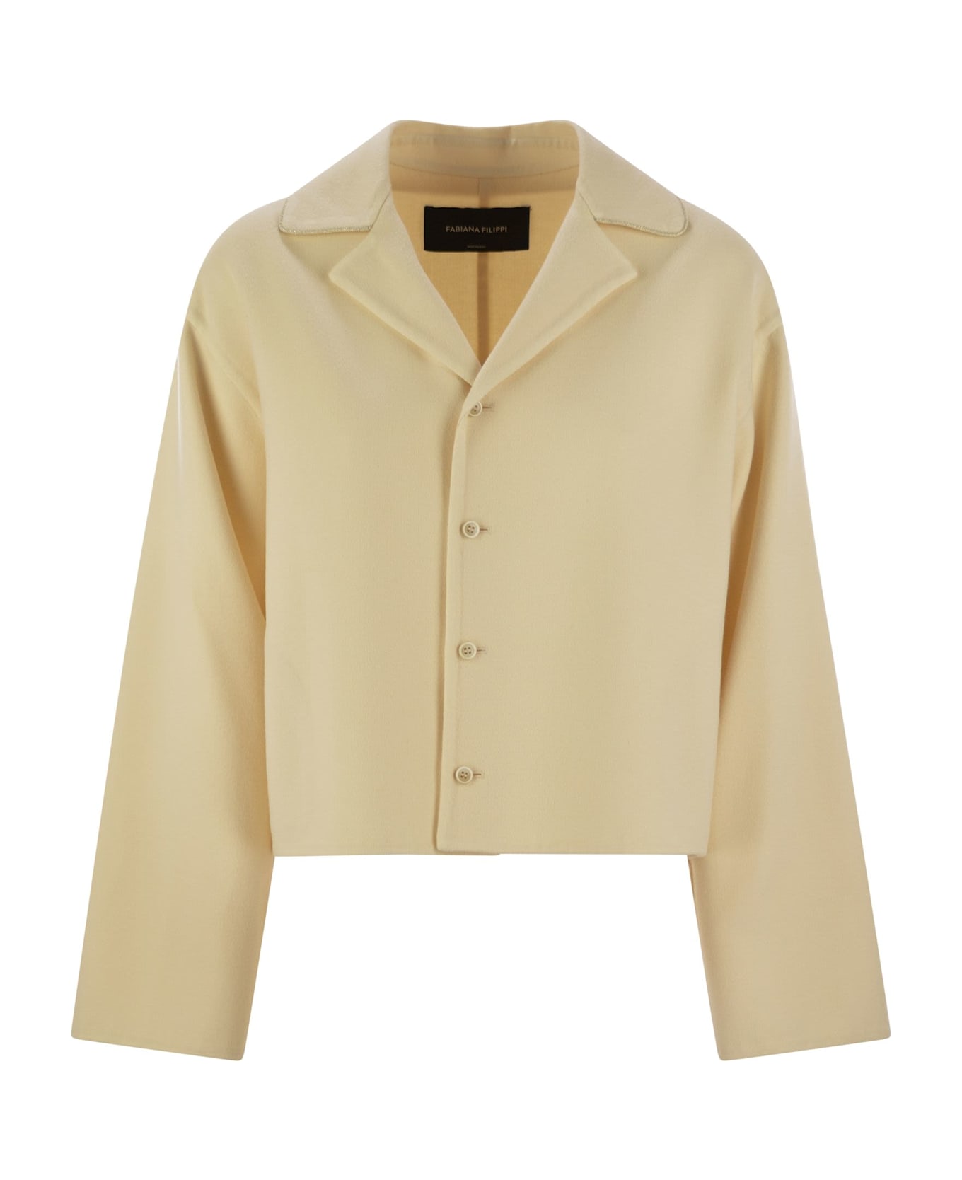 Fabiana Filippi Double Wool Jacket - Vanilla