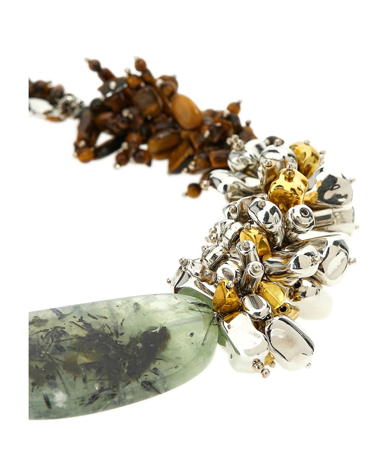 Dries Van Noten Beaded Necklace - Brown