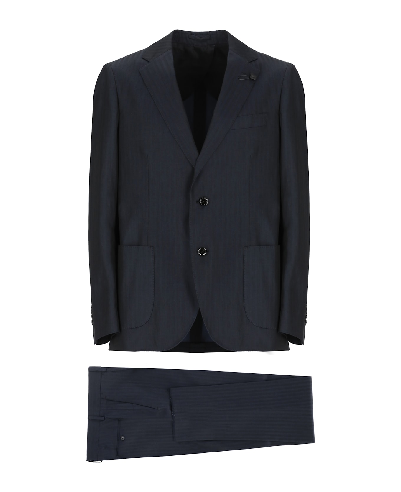 Lardini Cotton Suit - Blue