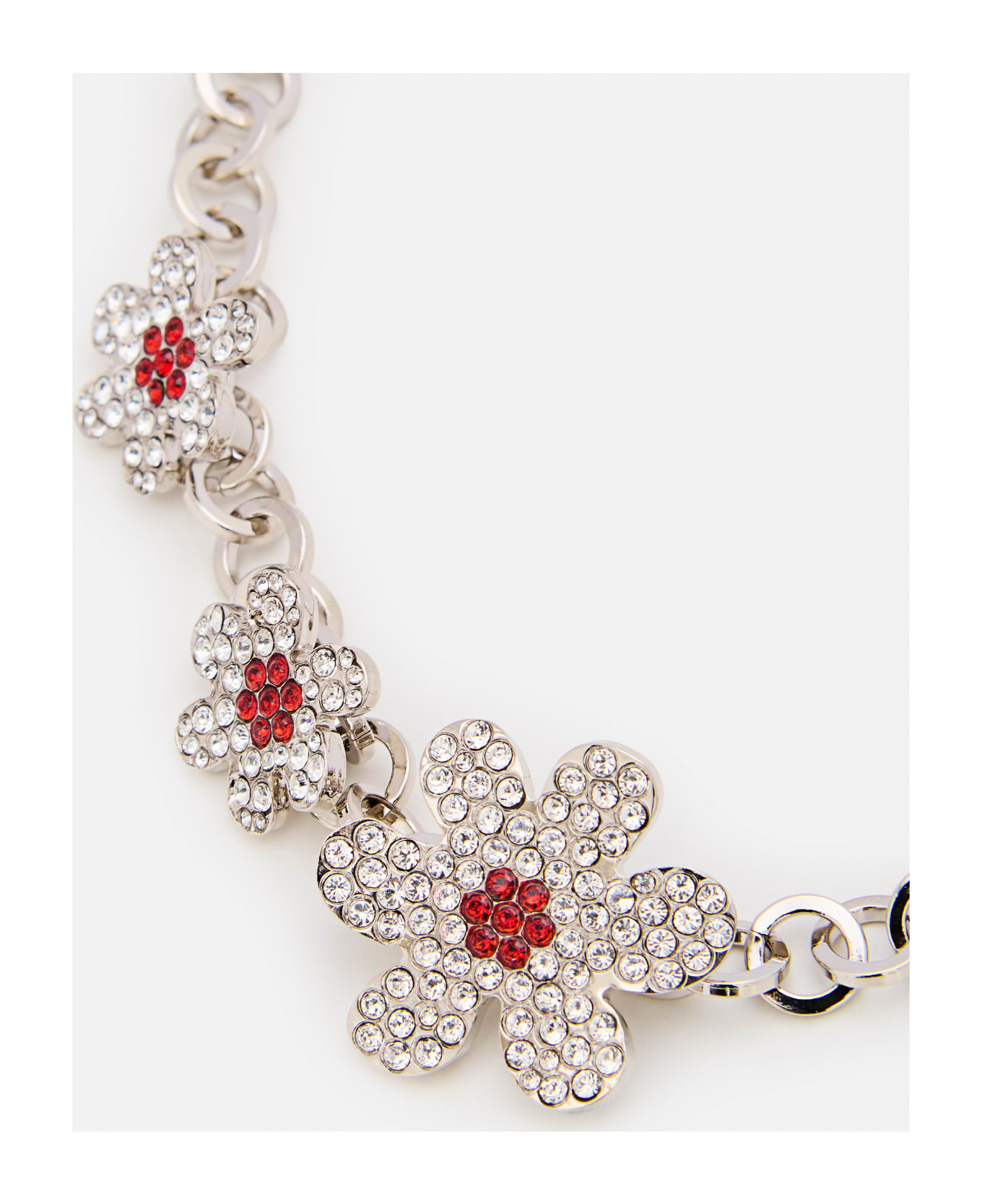 Marni Flower Necklace - Silver